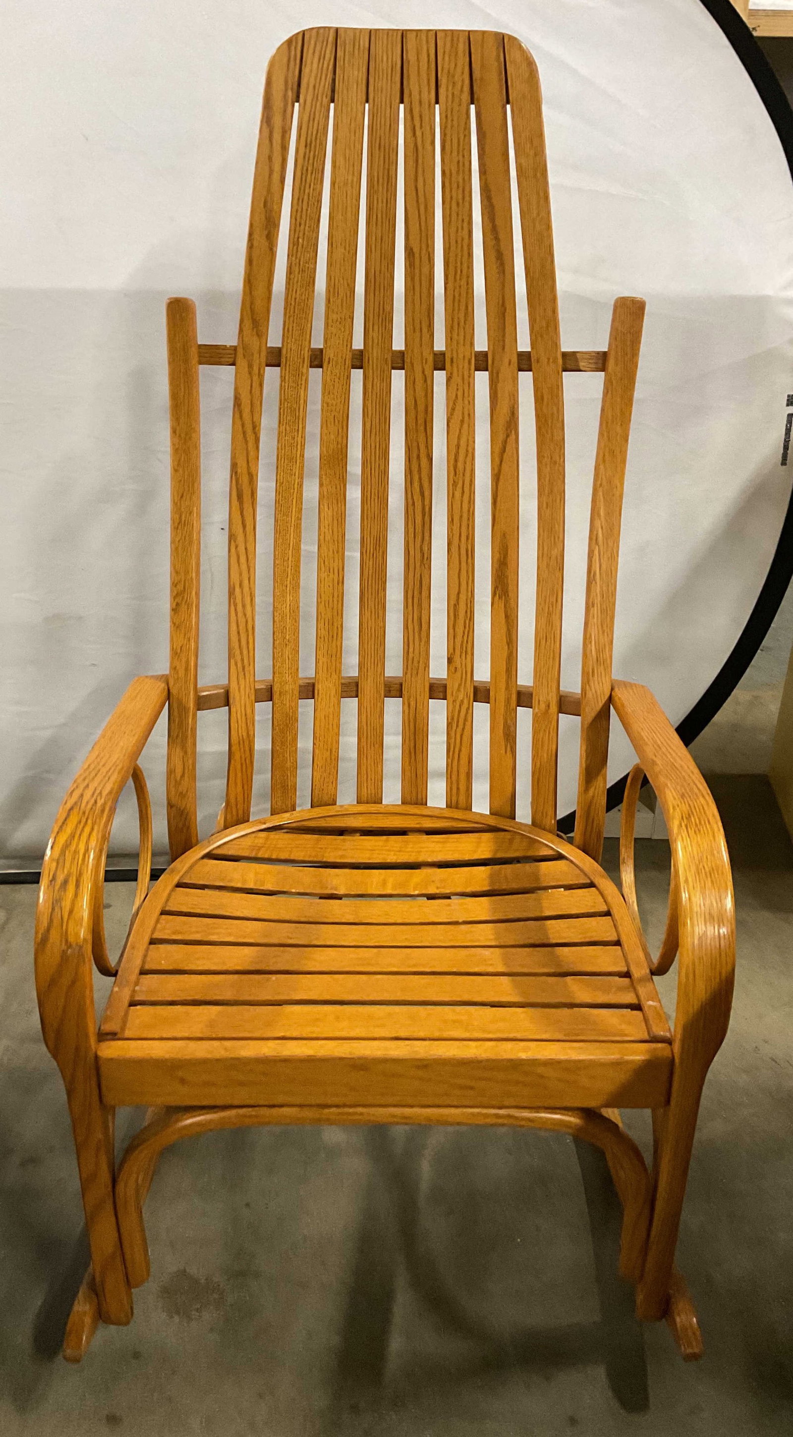 Vintage Amish Style Wooden Rocking Chair (1 of 10)