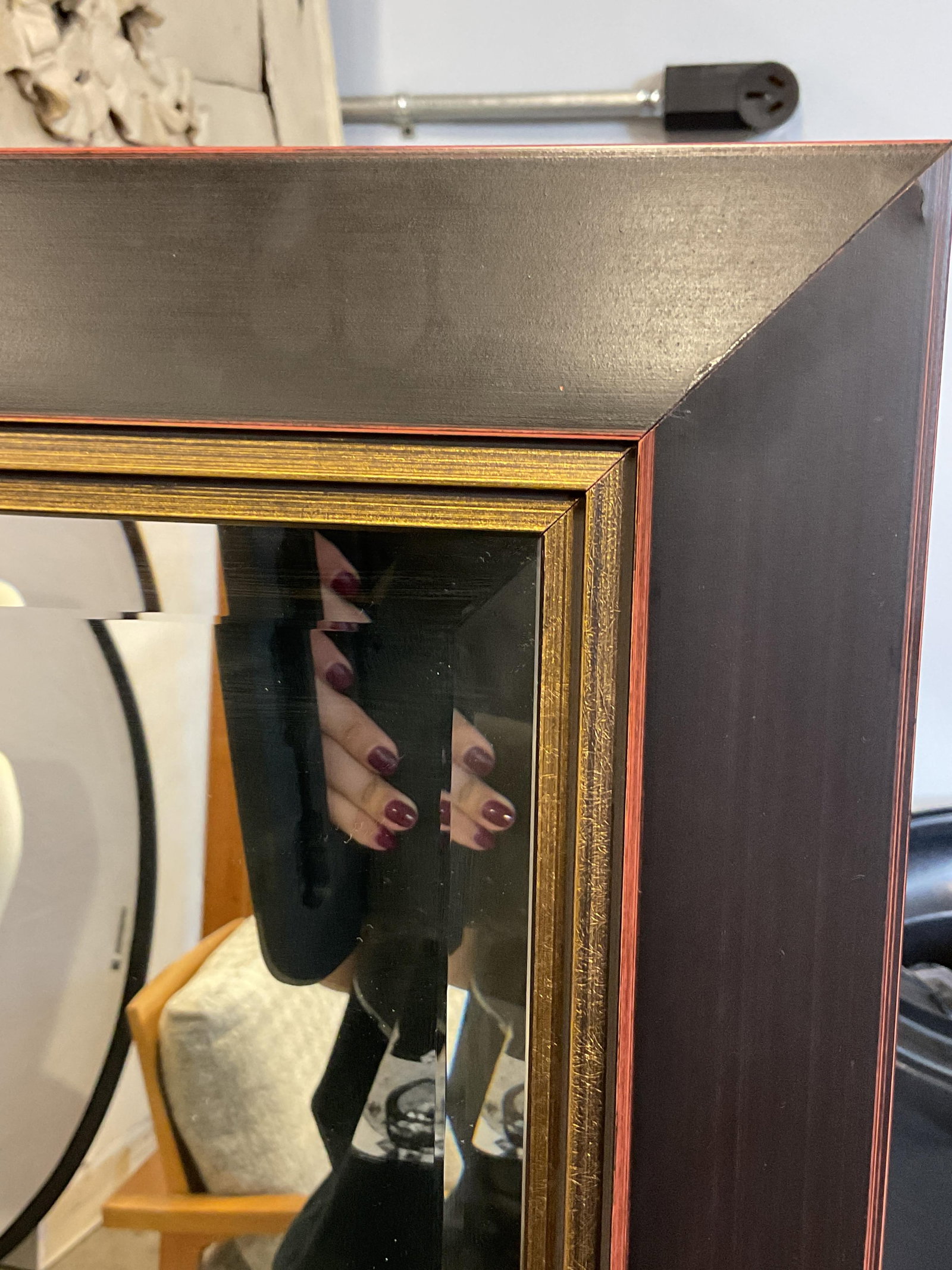 Large Rectangular Wooden Floor Length Mirror 55in - 6
