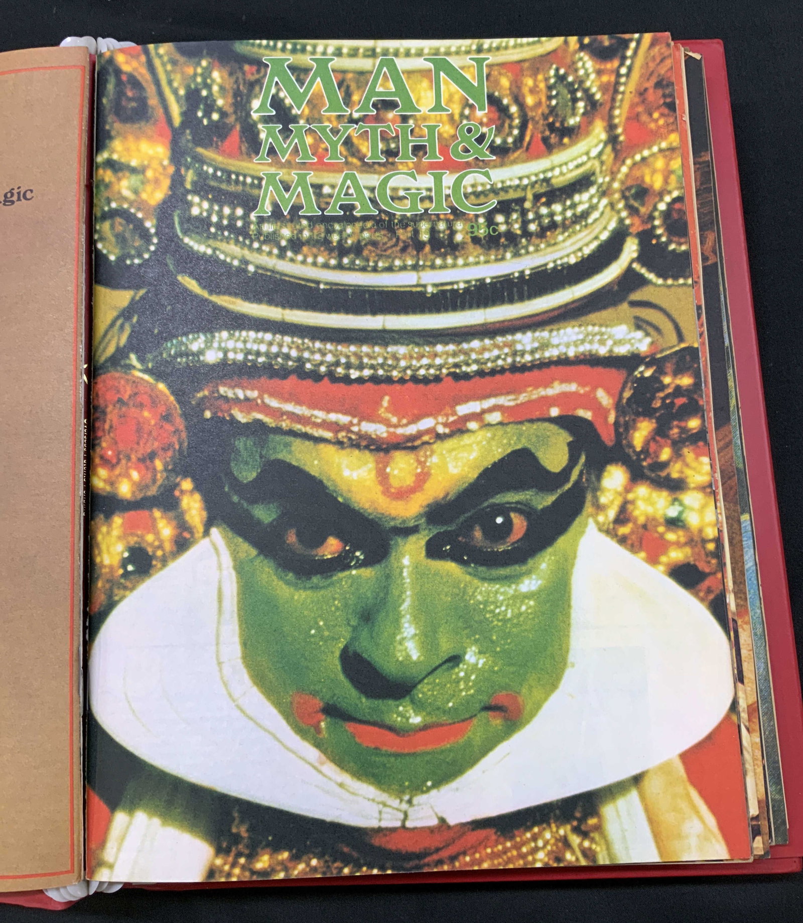 Set2 Vtg Man,Myth,Magic Red Encyclopedia Illus. Bk (1 of 14)