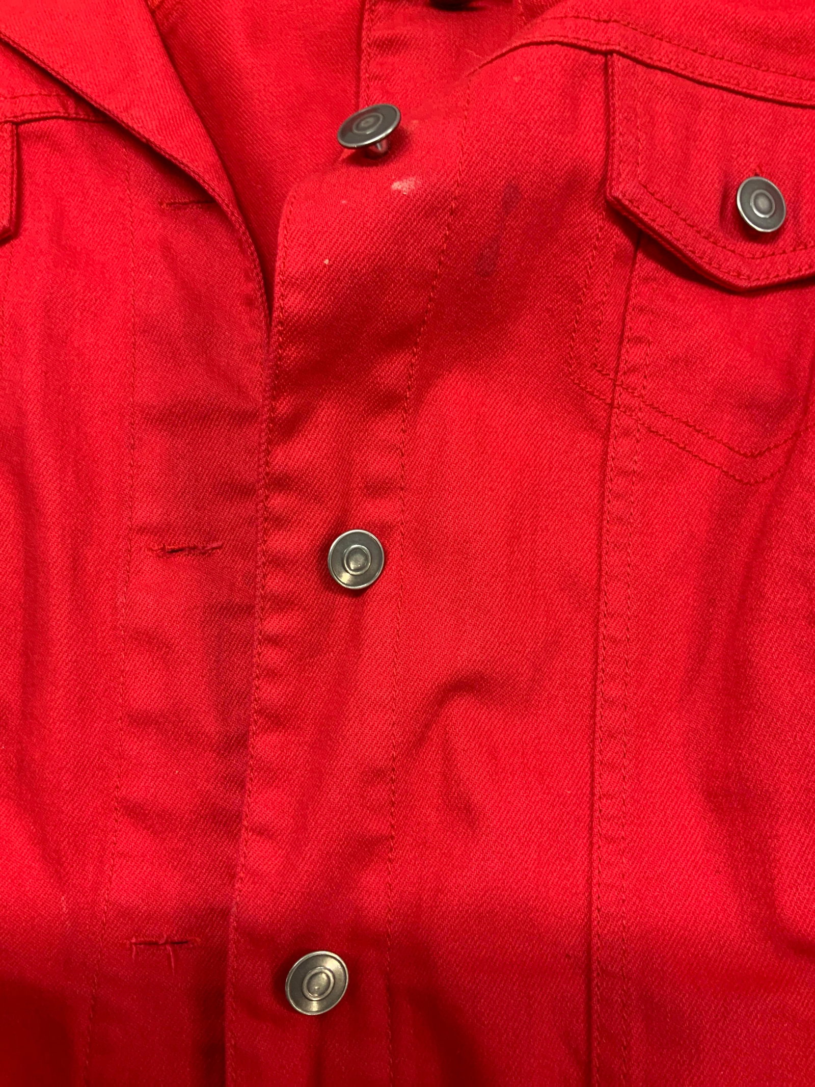 Appleseeds red denim jacket - 4