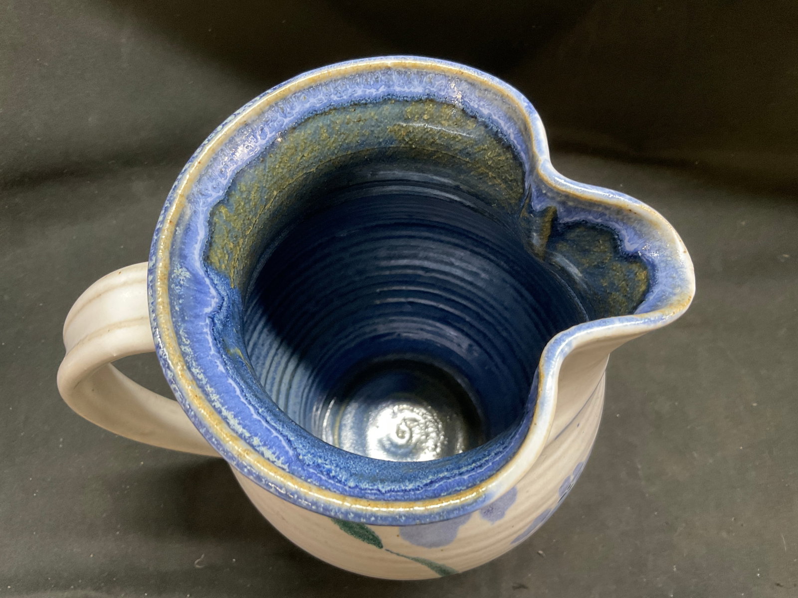 Signed Hand-Thrown Studio Pottery Pitcher - 4
