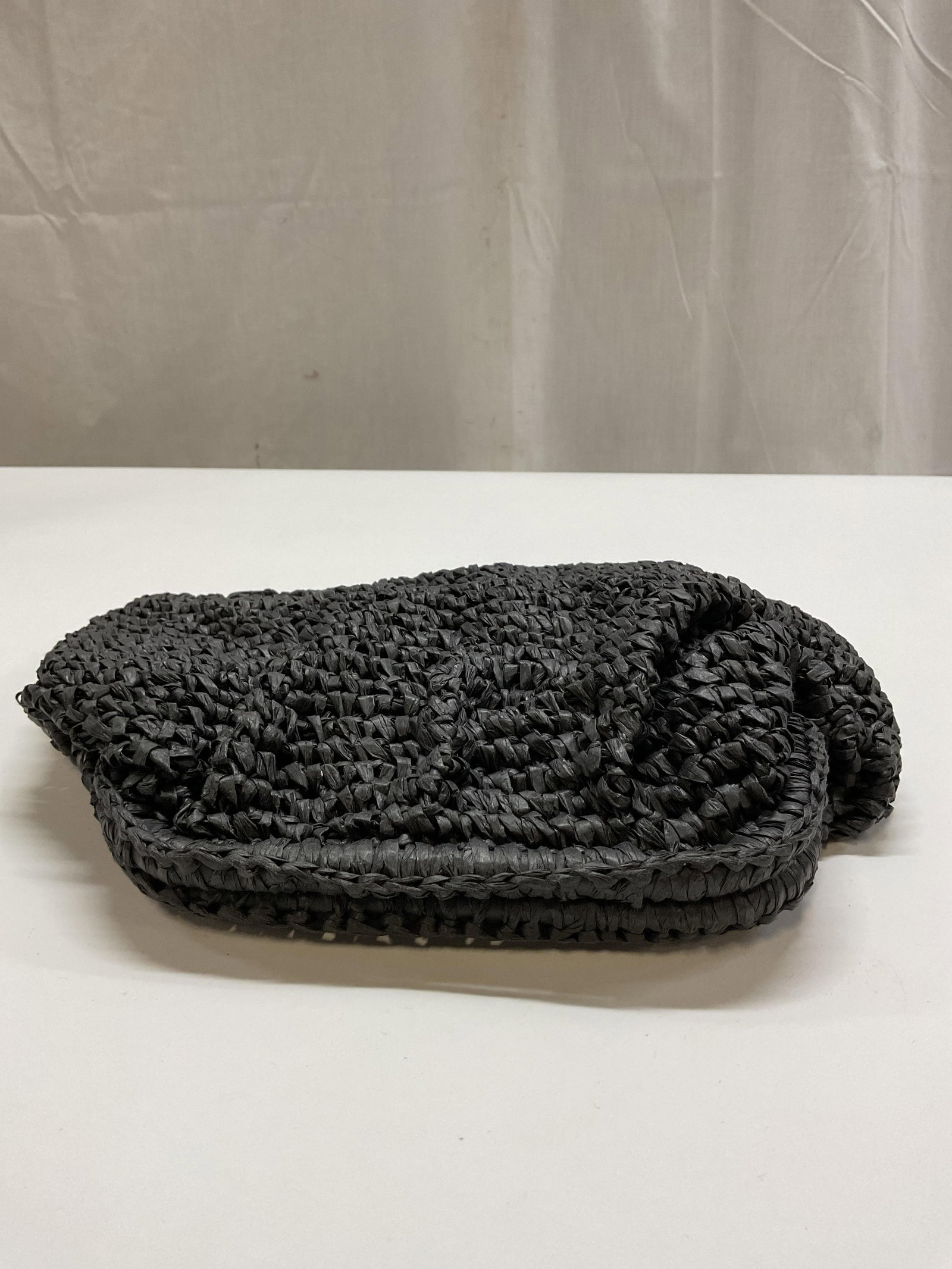 Hatattack Black Paper Straw Clutch - 3