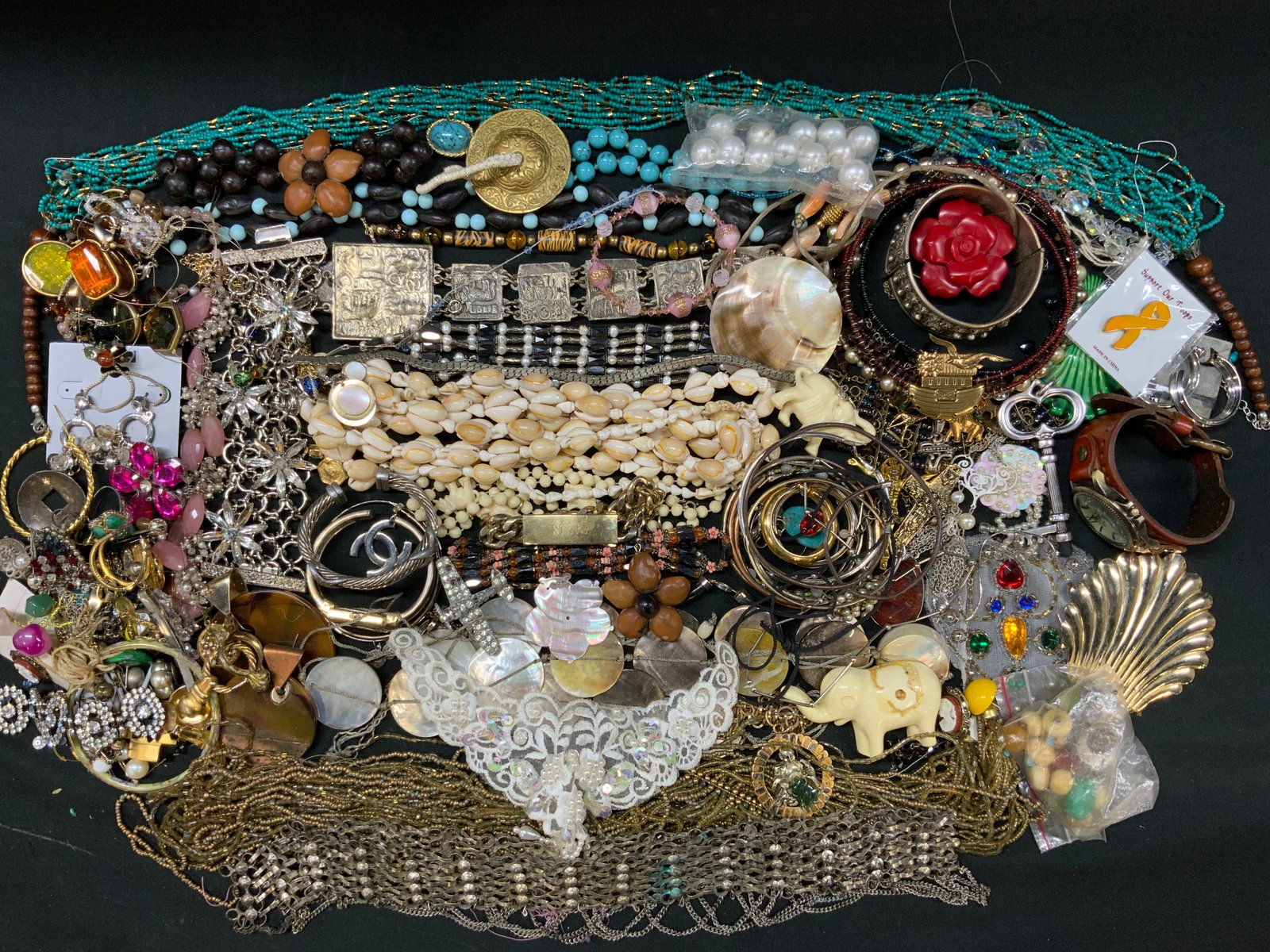 GrpLt VTG 50+ Jewelry + Jewelry Makers Lot (1 of 12)