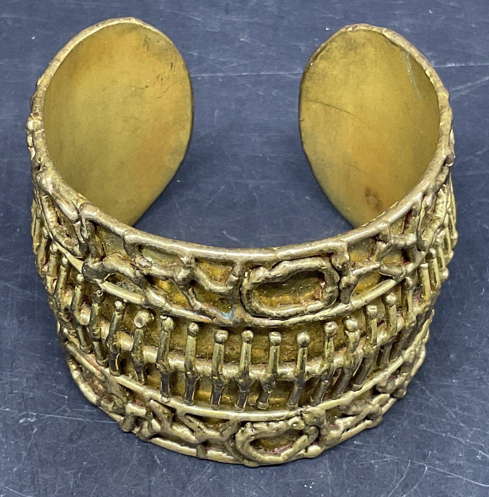 Luciano Artisan Brass & Copper Cuff Bracelet MEX (1 of 6)