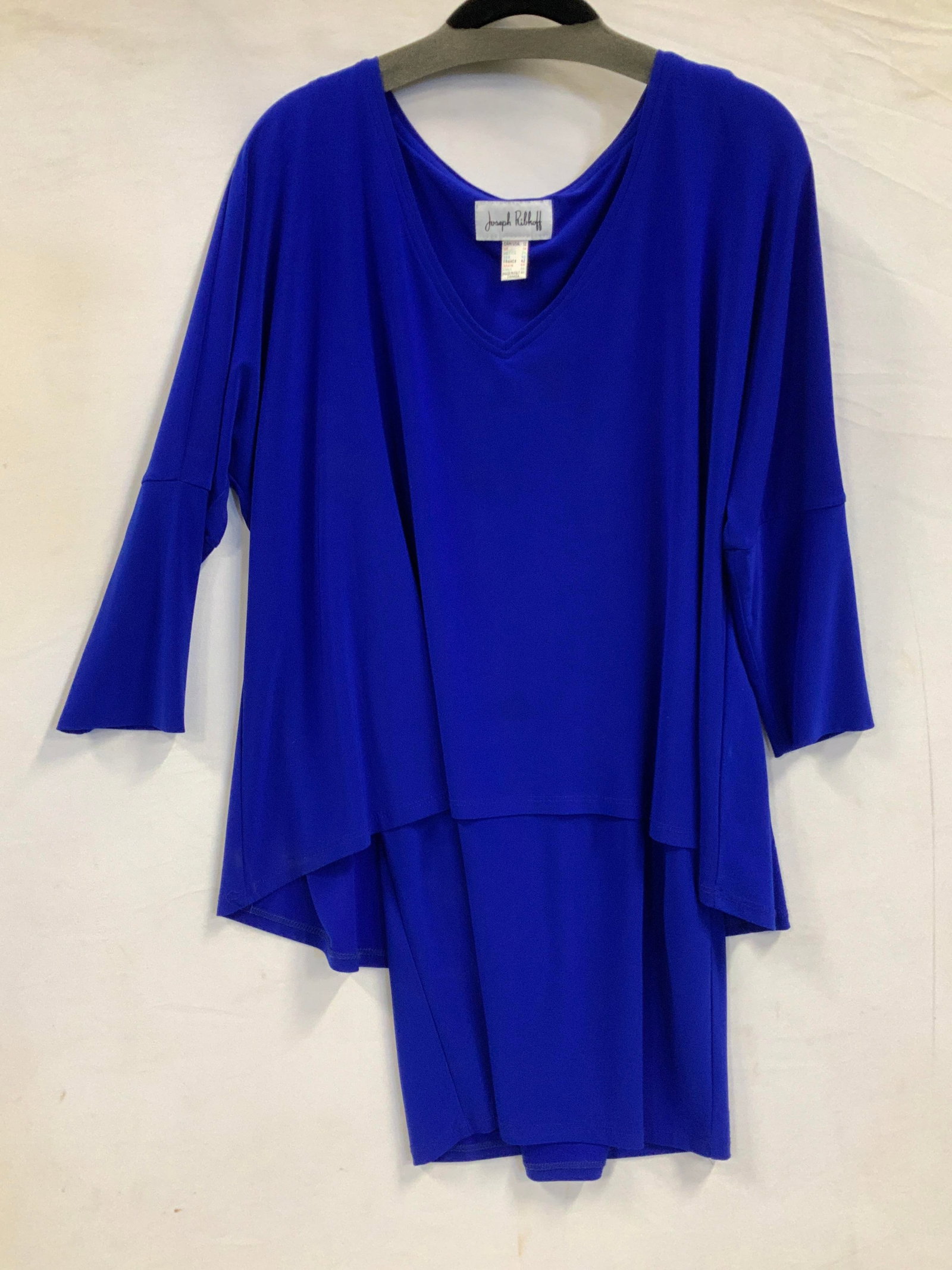 Joseph Ribkoff blue tiered tunic, Canada 2017 (1 of 6)