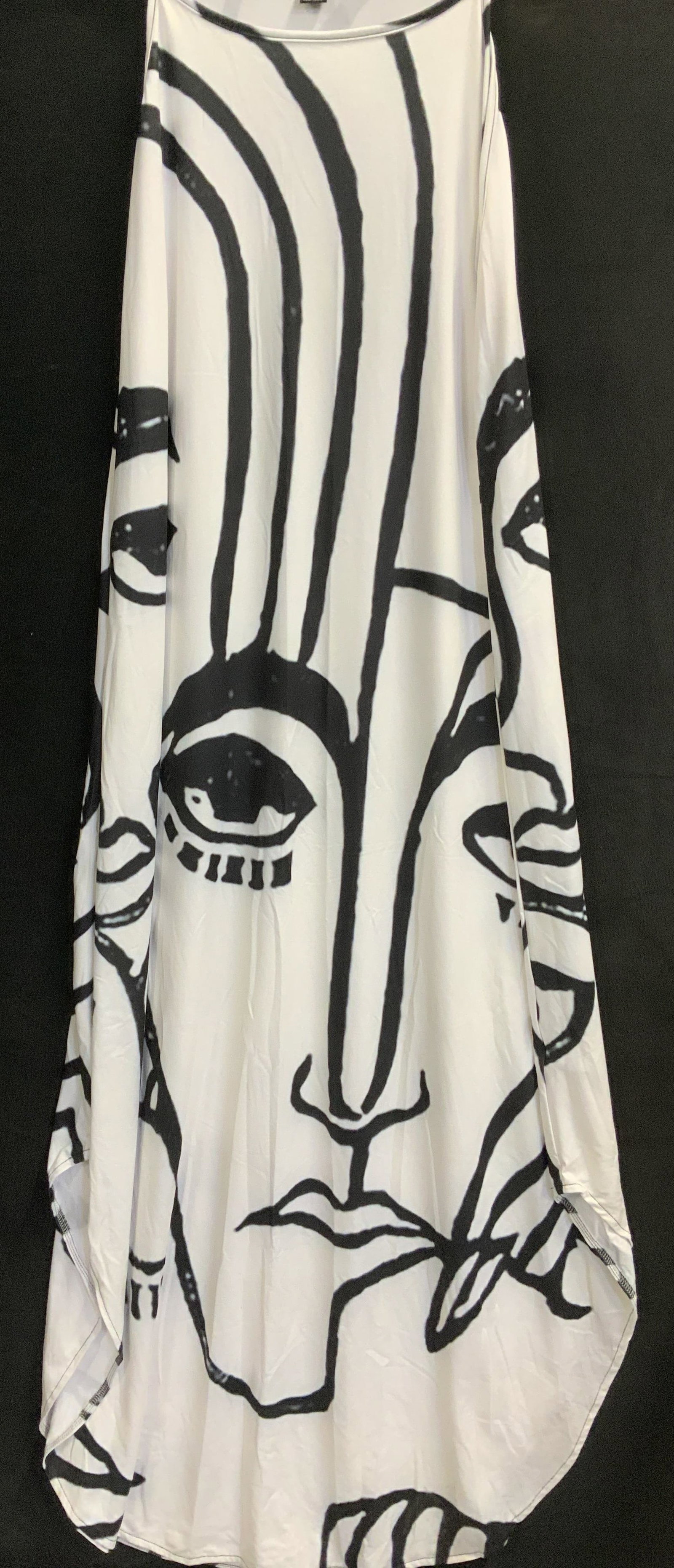 Black and white visage maxi dress (1 of 6)