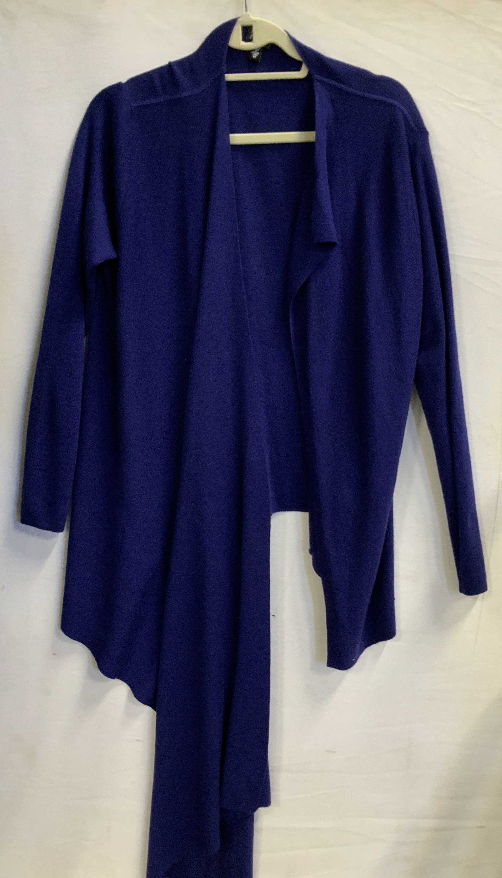 Eileen Fisher wool asymmetrical hem cardigan (1 of 7)