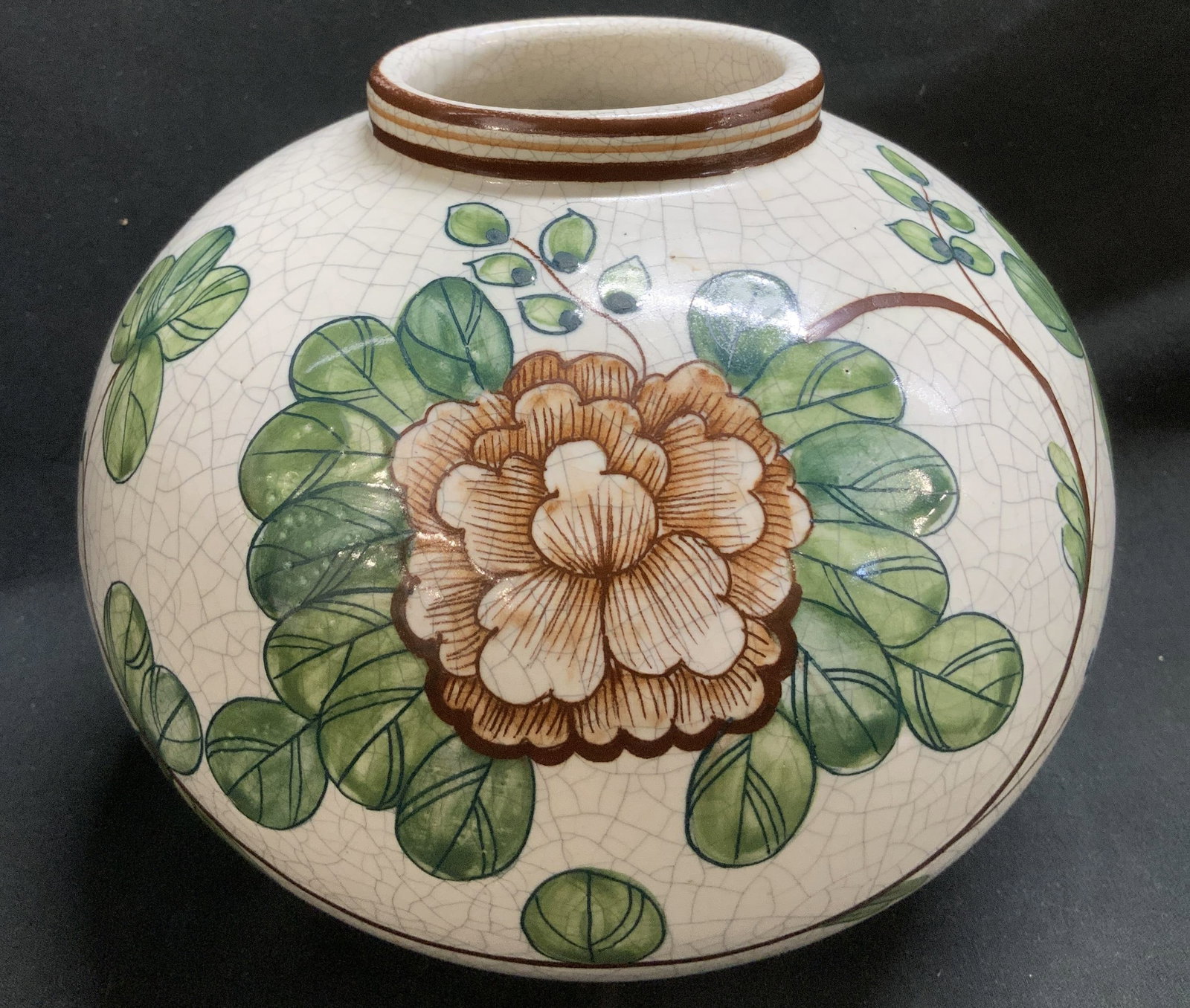 Vtg Benlloch Hand Painted Pottery Vase SPAIN (1 of 6)
