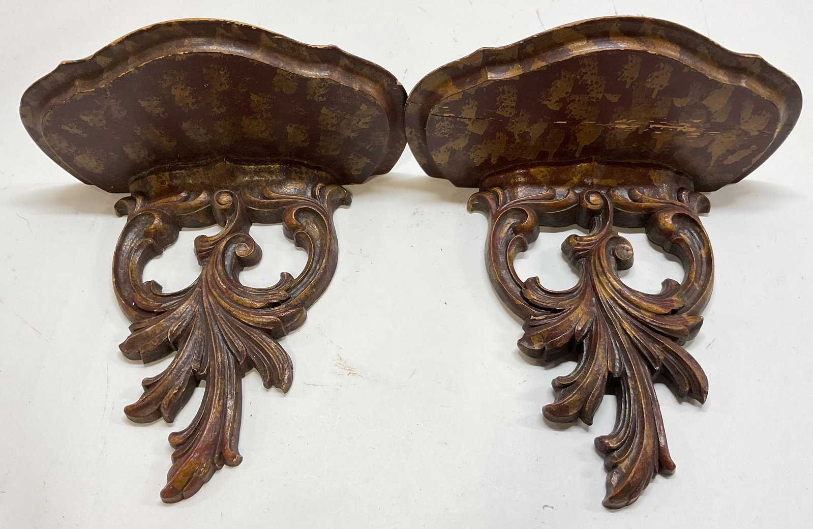 Pair Syracuse Ornamental Co Wall Shelf USA (1 of 9)