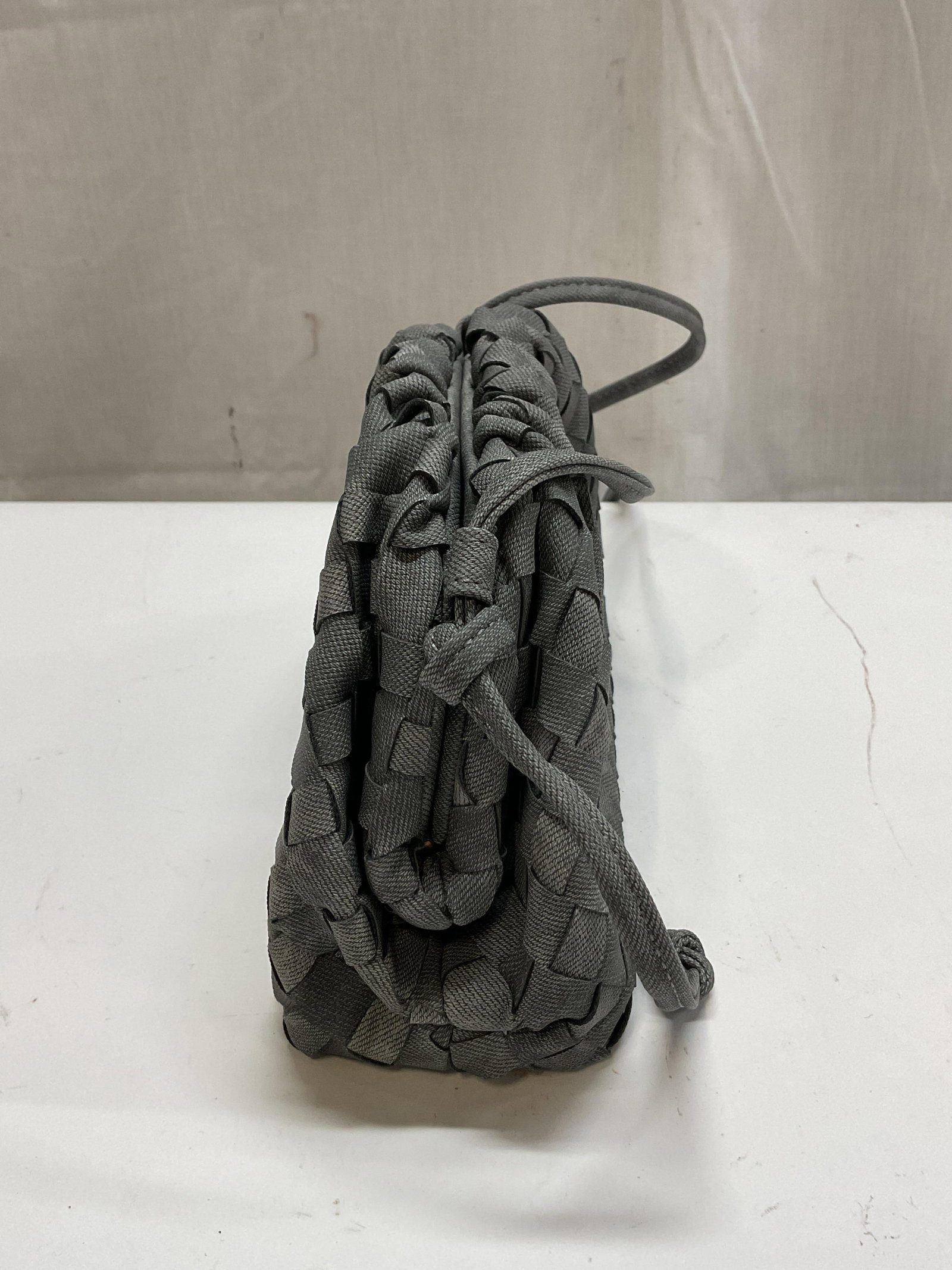 Woven Leather Style Bag - 2