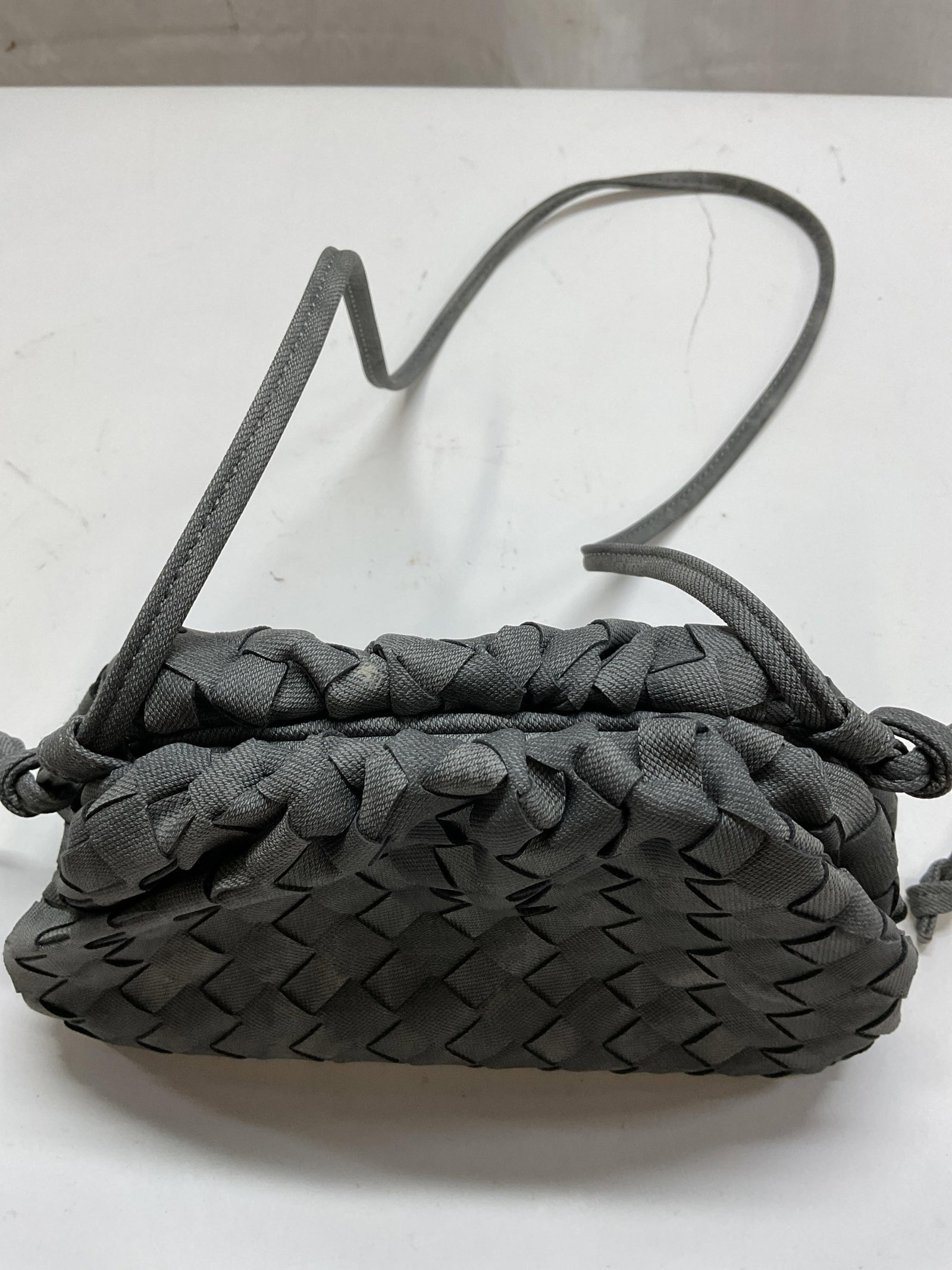 Woven Leather Style Bag - 5