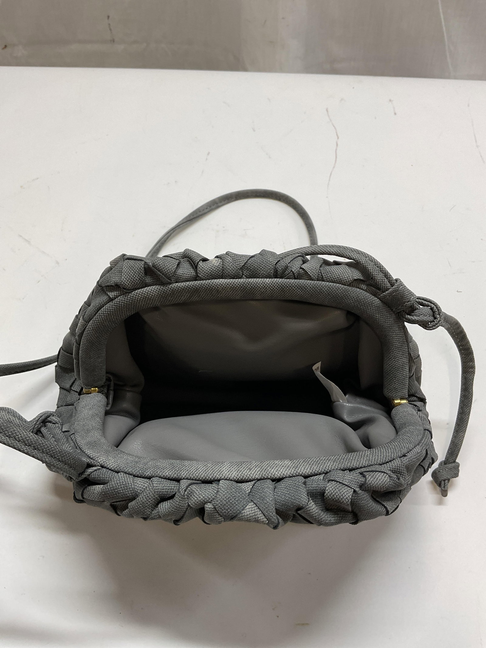 Woven Leather Style Bag - 7