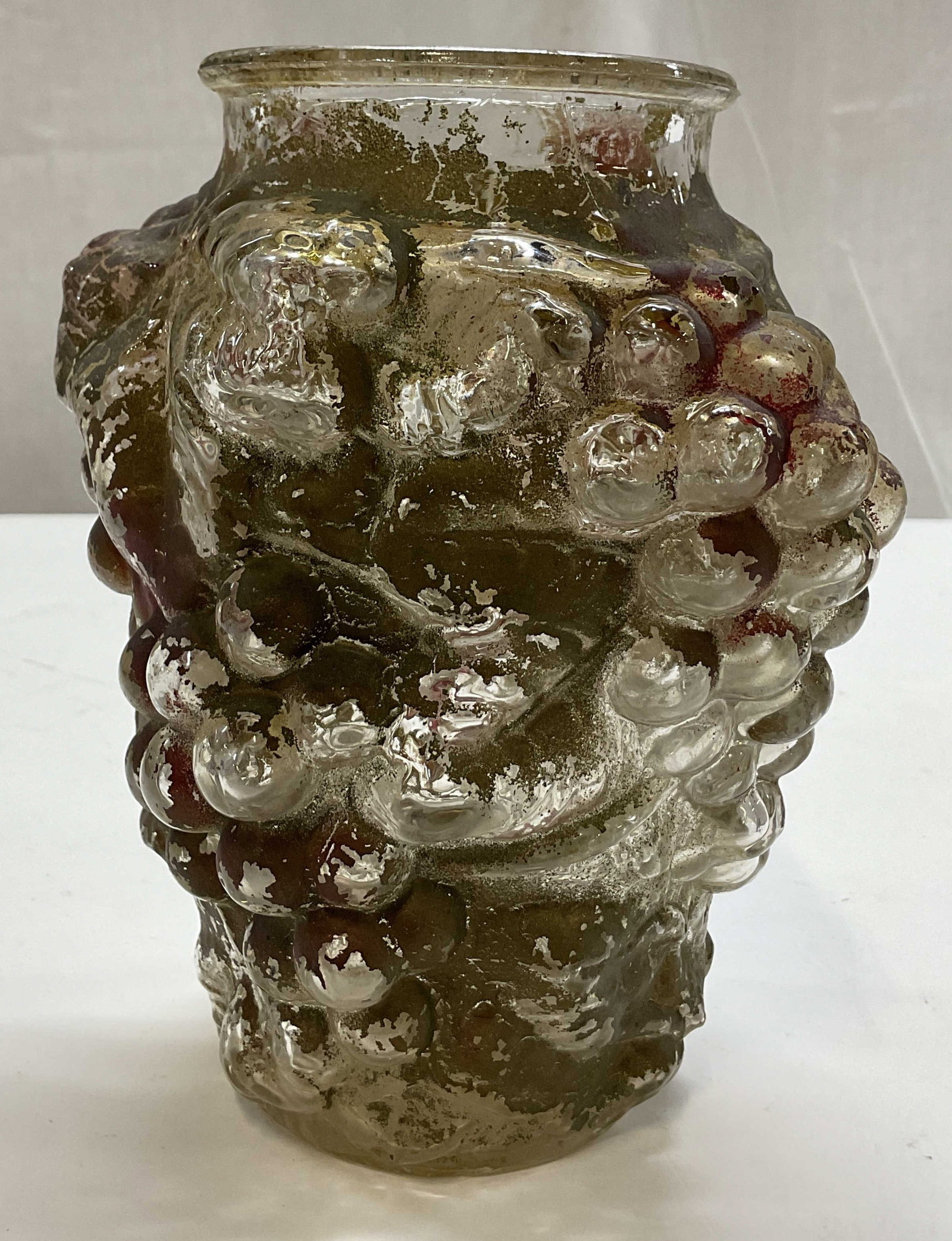Antique Goofus Glass Grape Cluster Vase (1 of 8)