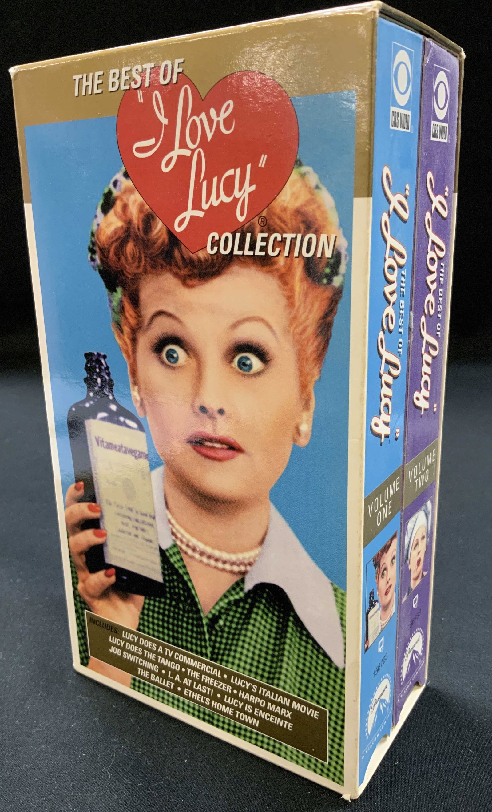 Vtg The Best of I Love Lucy 2-Vol. VHS Box Set (1 of 7)