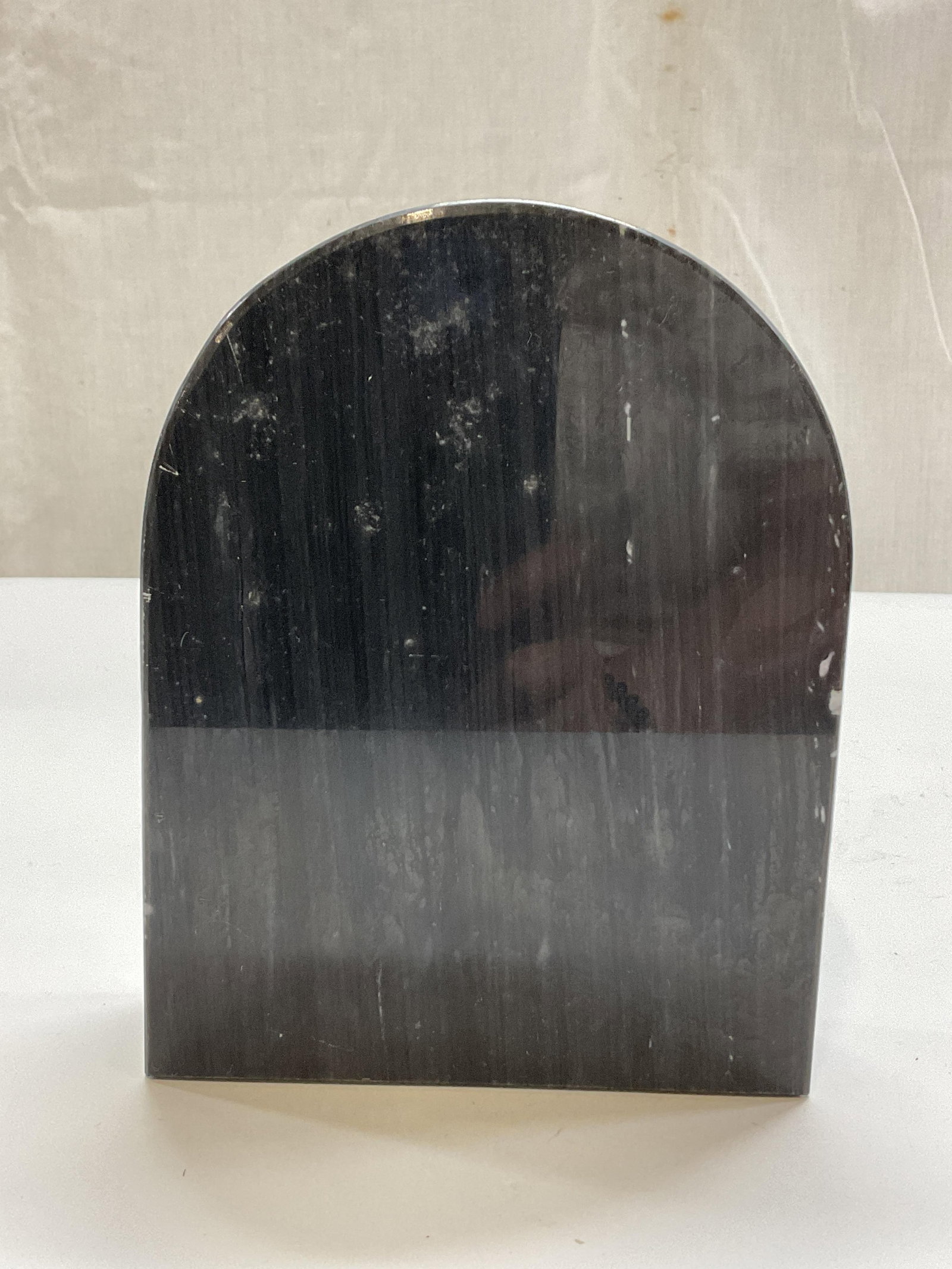Reflections Black Marble Arch Desk Clock - 3