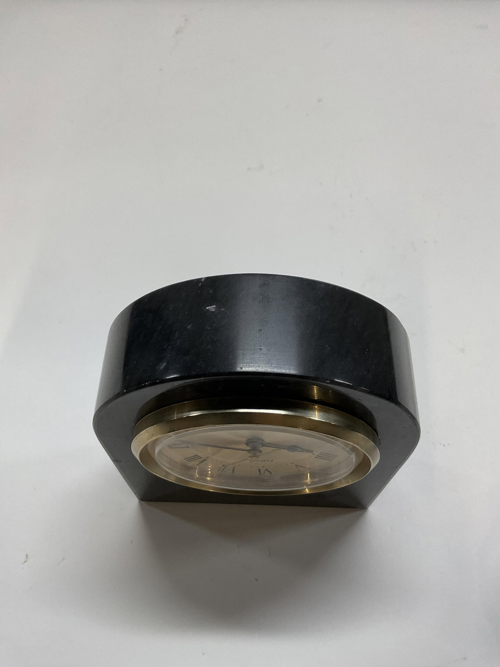 Reflections Black Marble Arch Desk Clock - 5