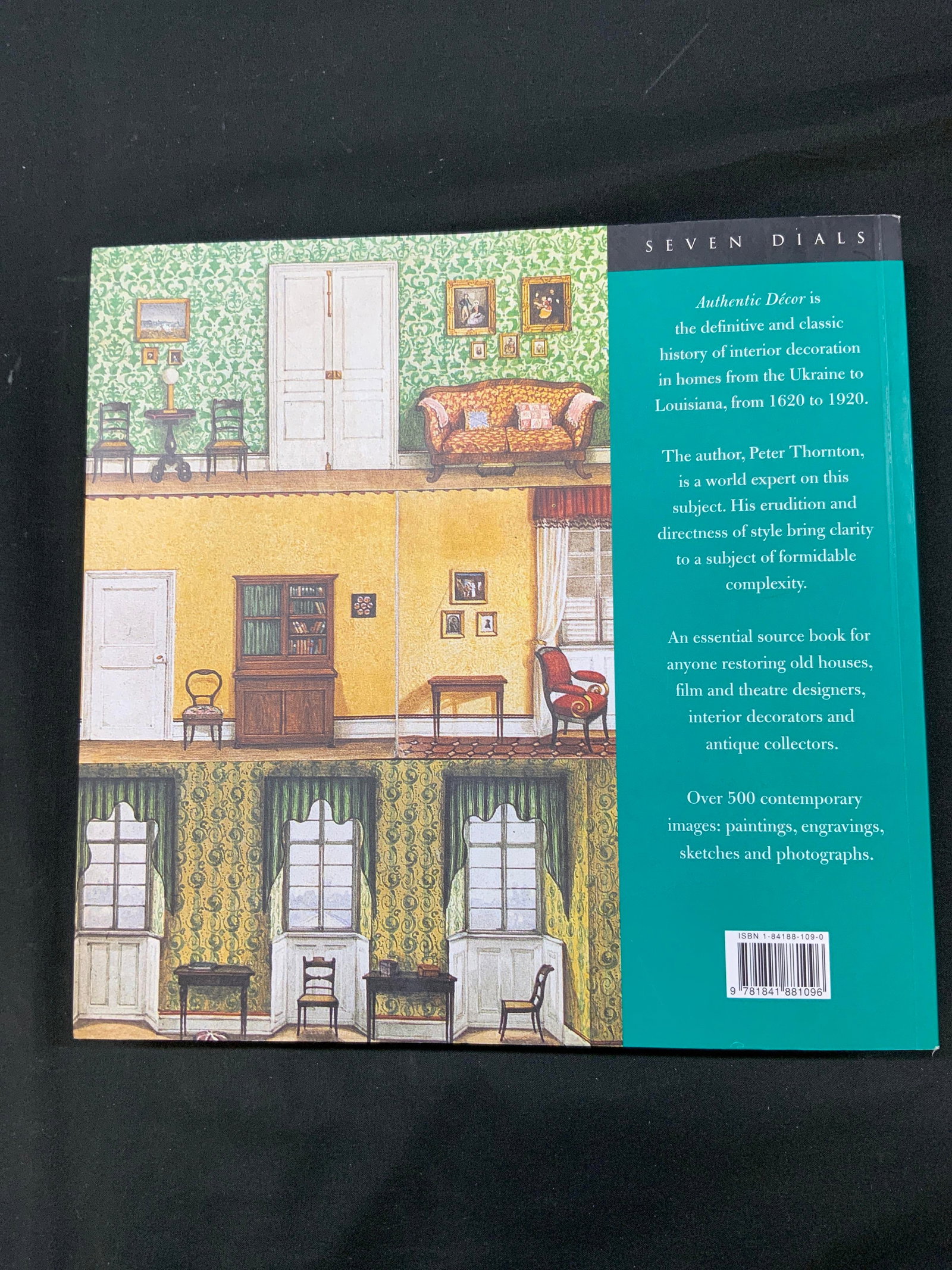 Vtg 2000 Authentic Decor Illus. Book - 12