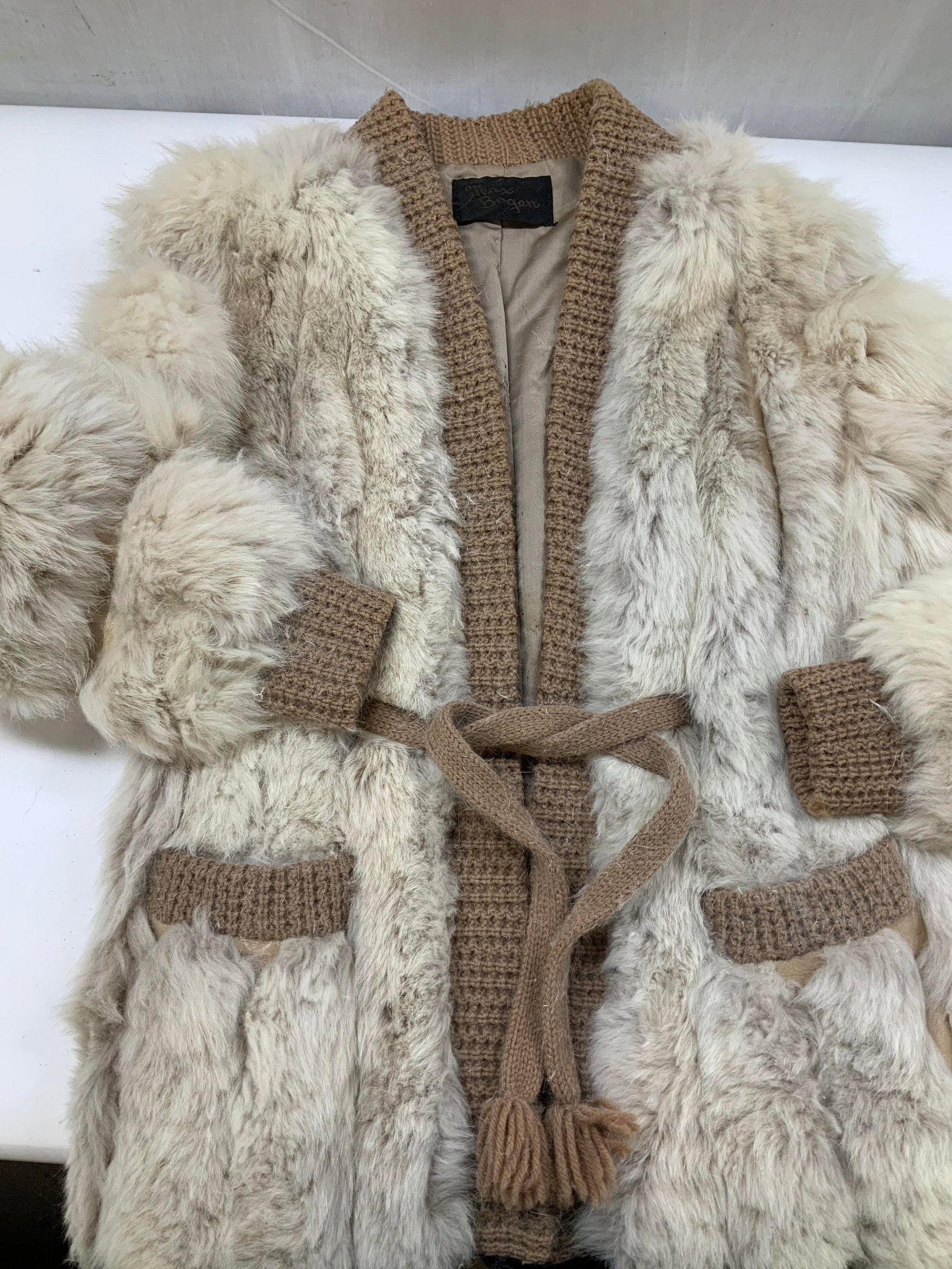 Vntg Maxx Bogen rabbit fur coat (1 of 6)