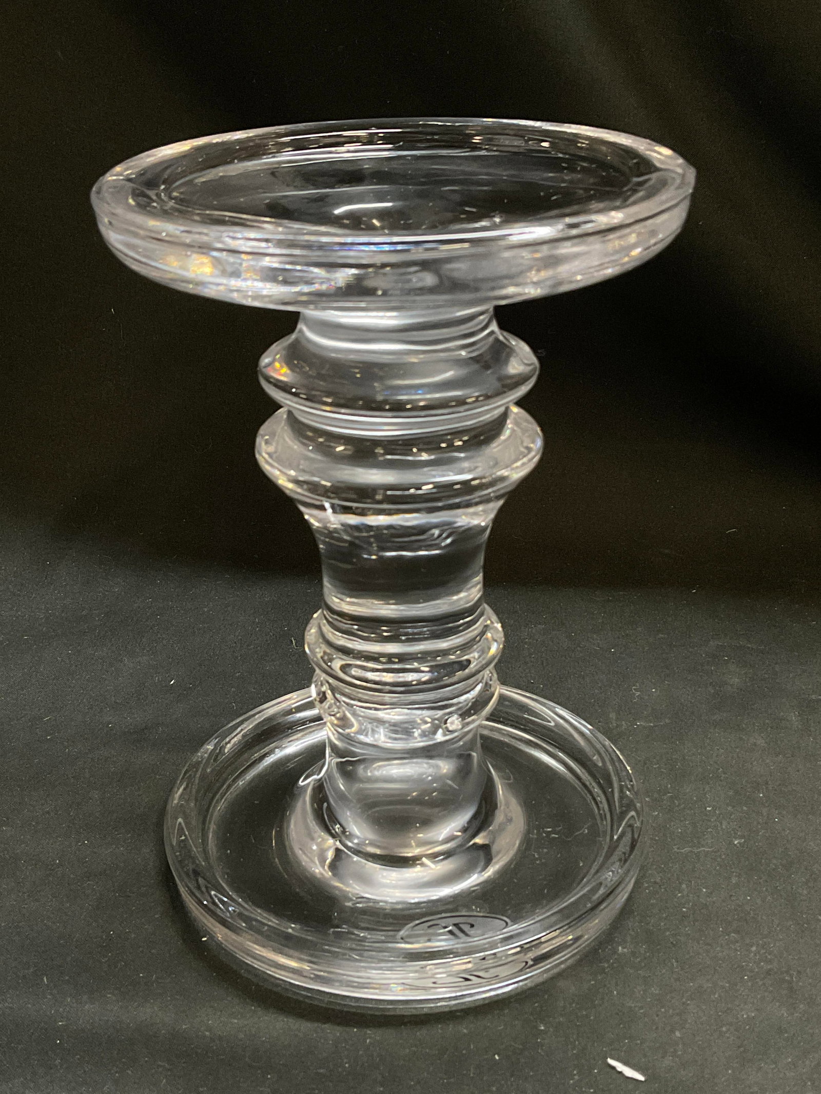 Lt3 Clear Crystal Candlestick Holders - 6