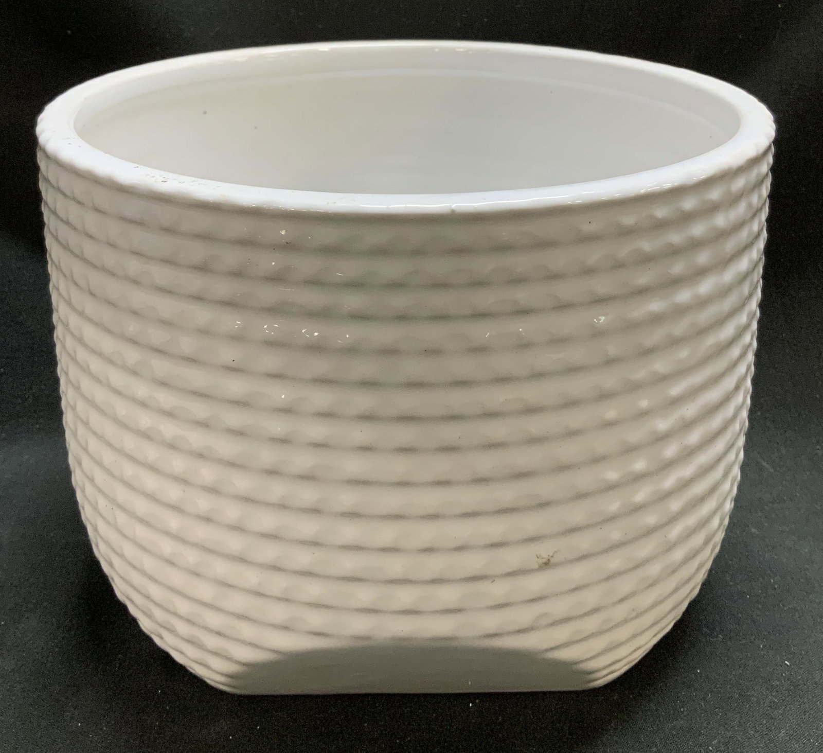 Costa Farms White Ceramic Planter (1 of 6)