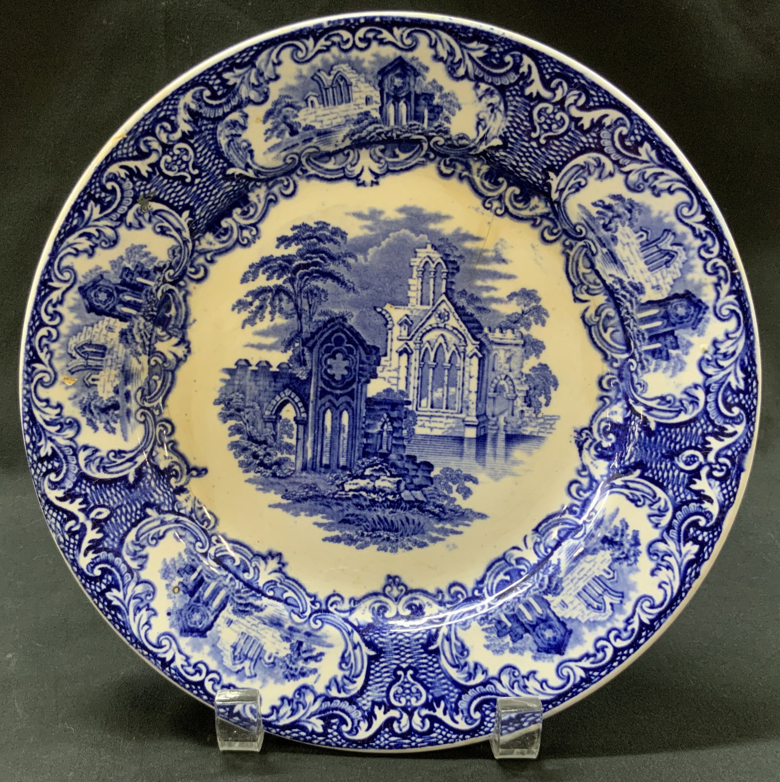 Antq Petrus Regout Maastricht Abbey Plate (1 of 7)