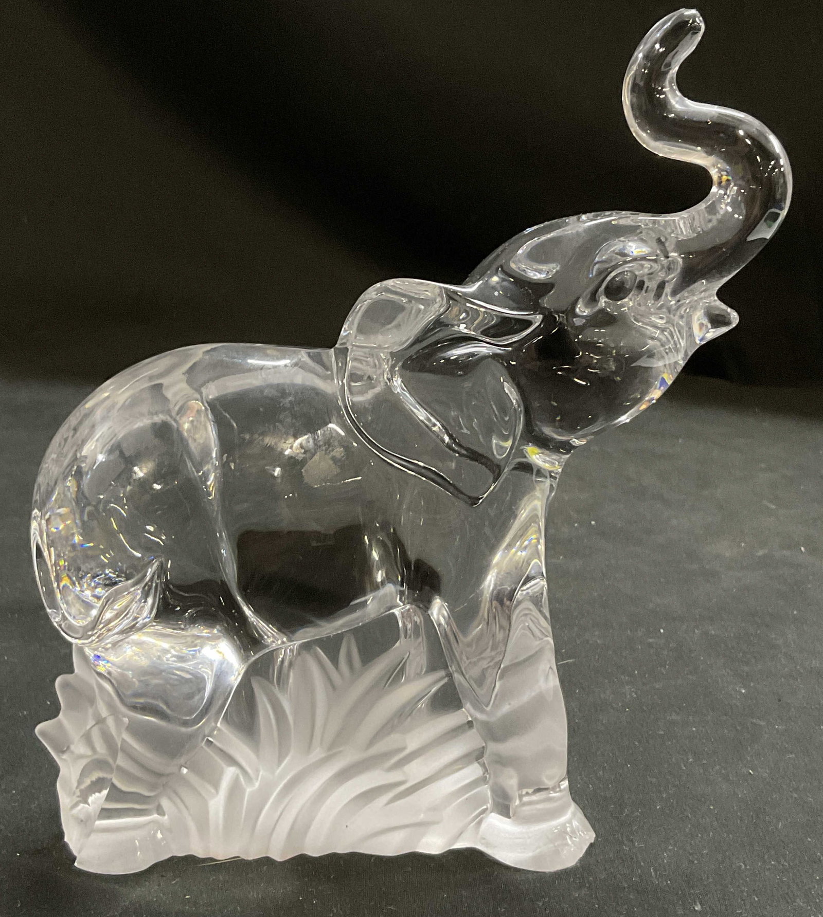 1994 Sgnd Lenox Lead Crystal Elephant Figurine (1 of 9)