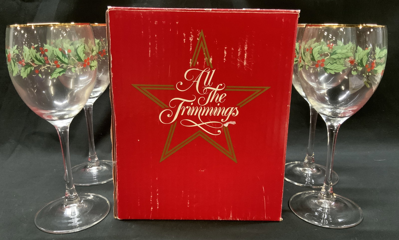 1986 OB Macys All the Trimmings Wine Glasses (1 of 6)