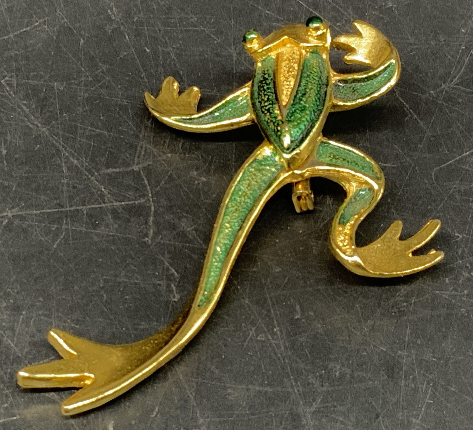 Vtg Gerrys Enameled Tree Frog Brooch (1 of 6)