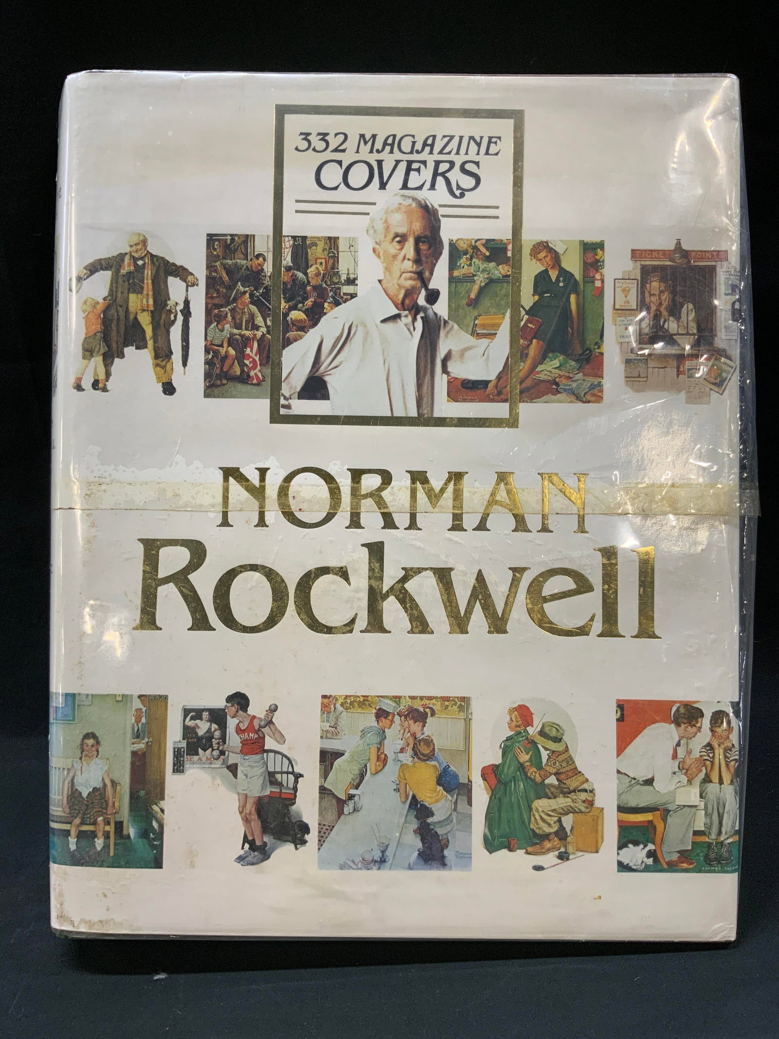 Vtg 1979 Norman Rockwell Art Illus. Bk: Vintage 1979 Norman Rockwell: 332 Magazine Covers Hardcover Edition. Published by Abbeville Press/ Random House. Text and commentary by Christopher Finch. Compiles decades of artwork from illustrator 