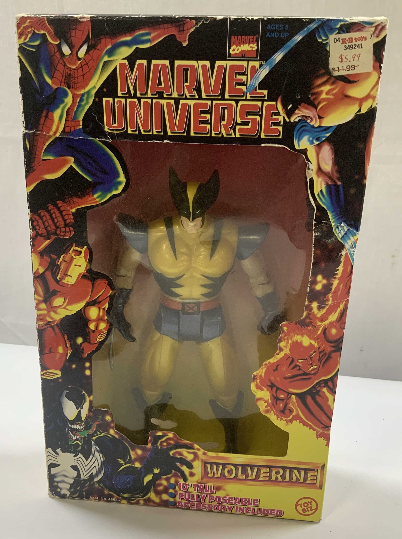 Vntg Marvel Universe Wolverine action figure 1997 (1 of 7)