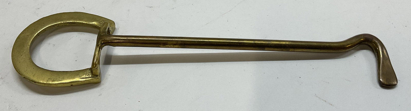 Vintage Brass Horseshoe Shaped Pull Hook (1 of 8)