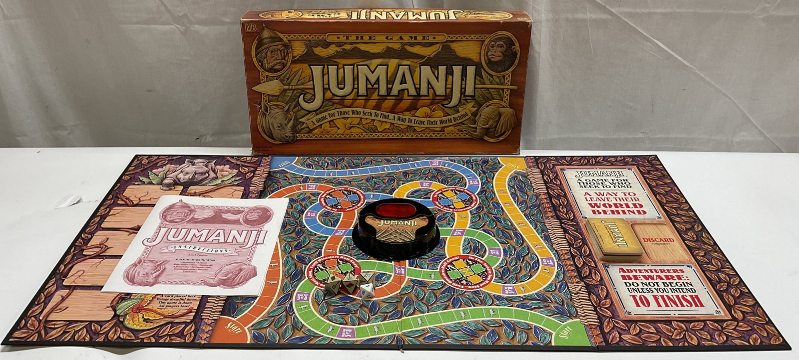 1995 Milton Bradley Jumanji Board Game OrigBox USA (1 of 14)