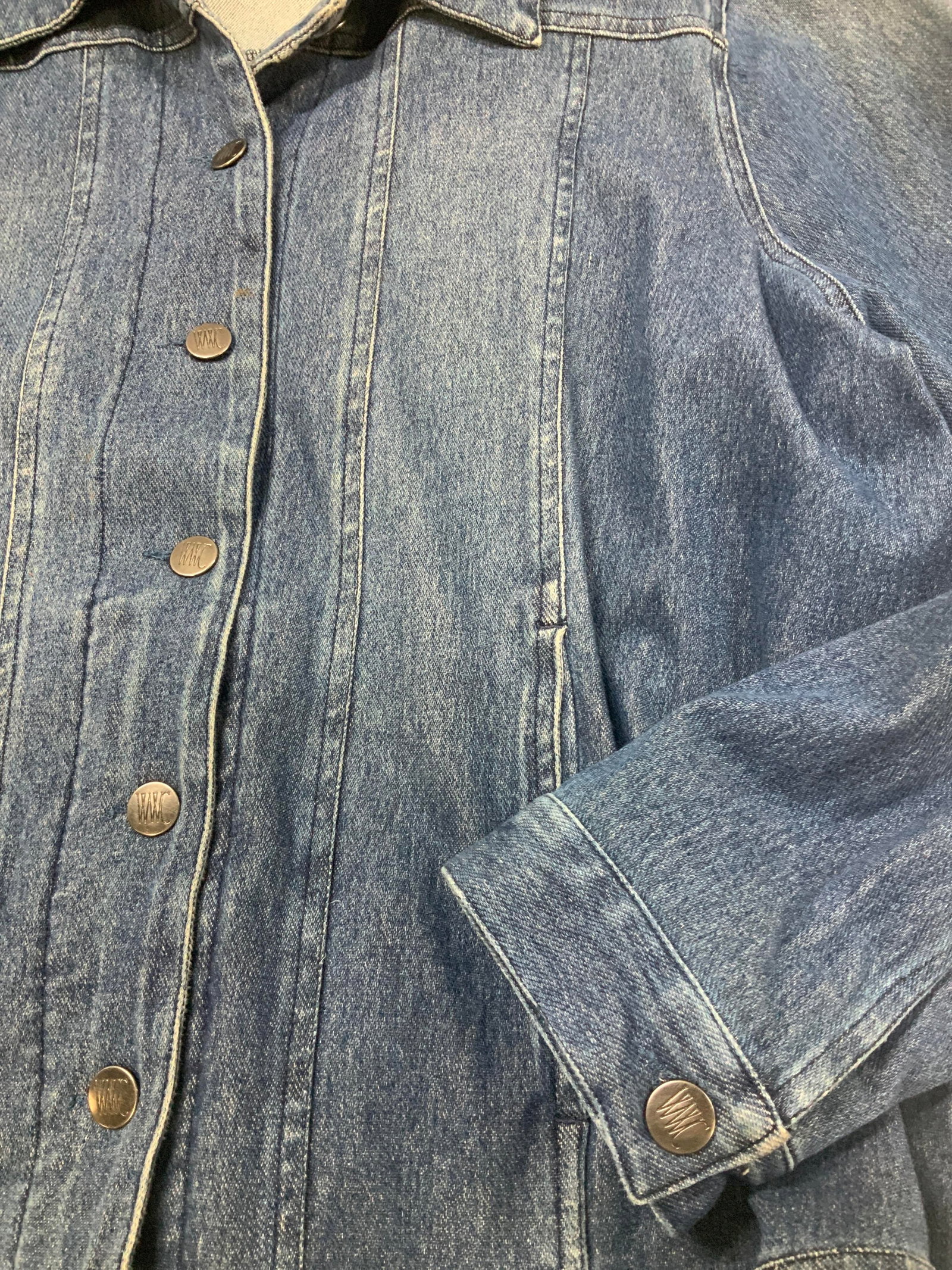 Women With Control denim jacket - 4