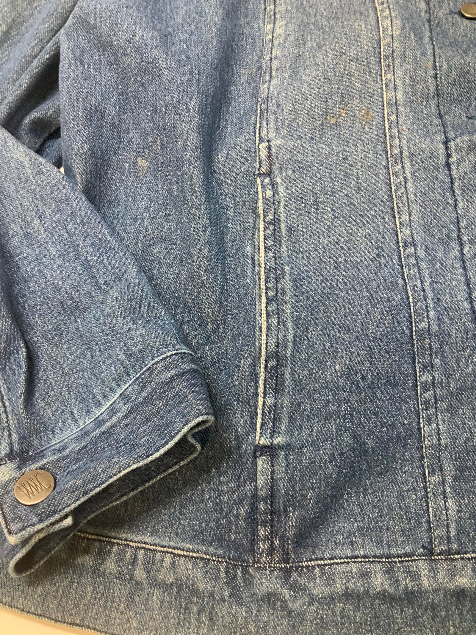 Women With Control denim jacket - 5