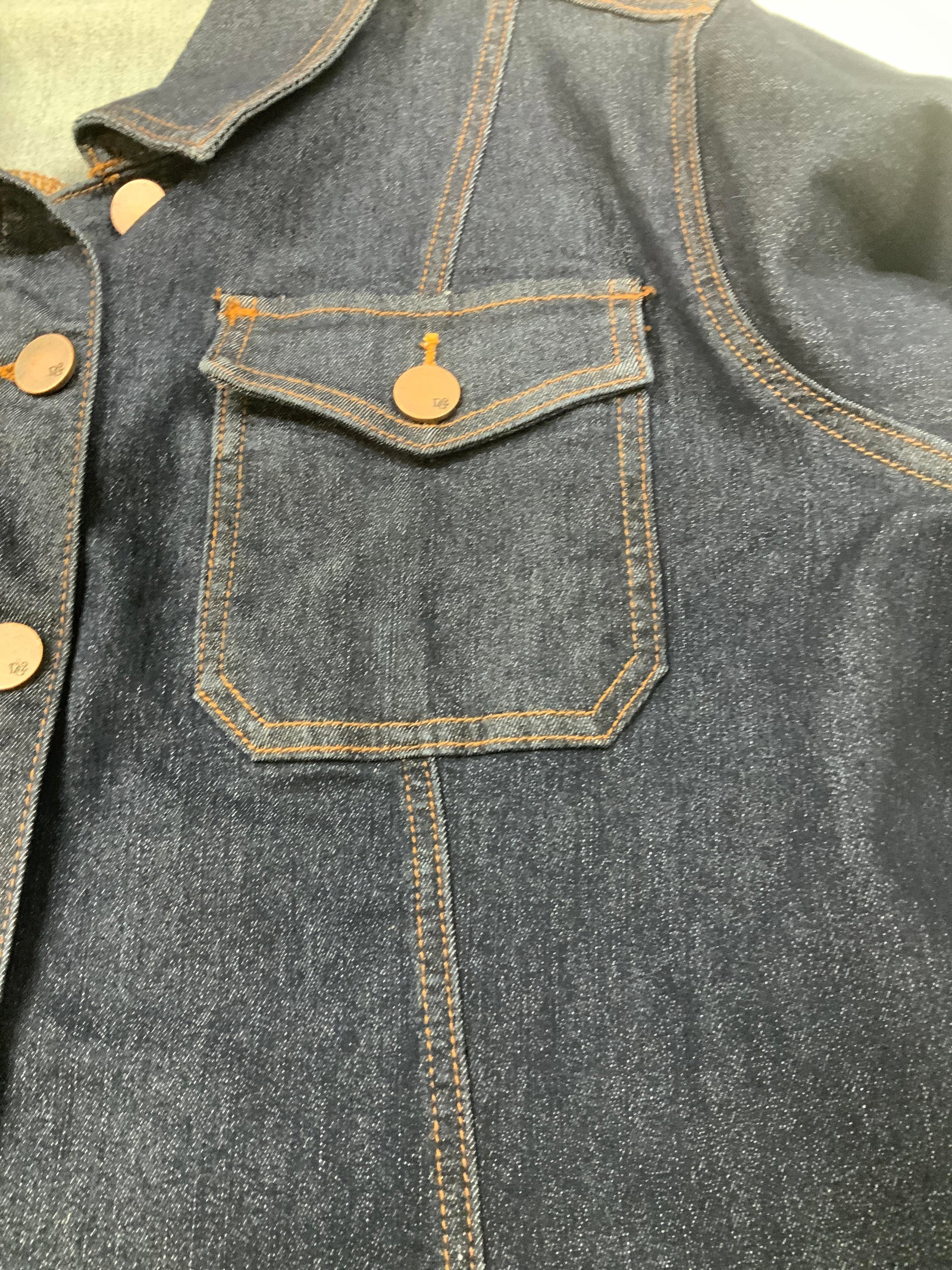 DG2 Lux Touch Denim Patch Pocket Utility Jacket - 4