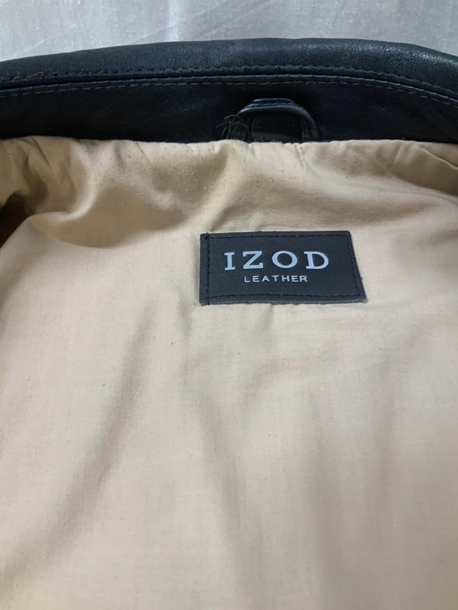 Vntg IZOD leather jacket - 7