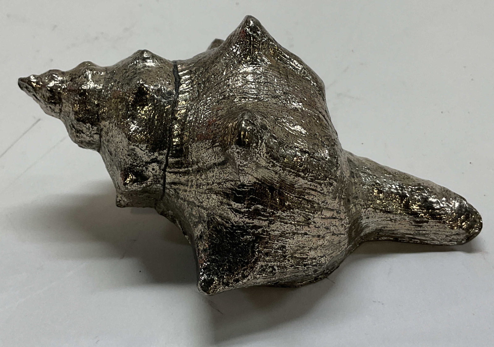 Silver Toned Decorative Conch Shell (1 of 7)