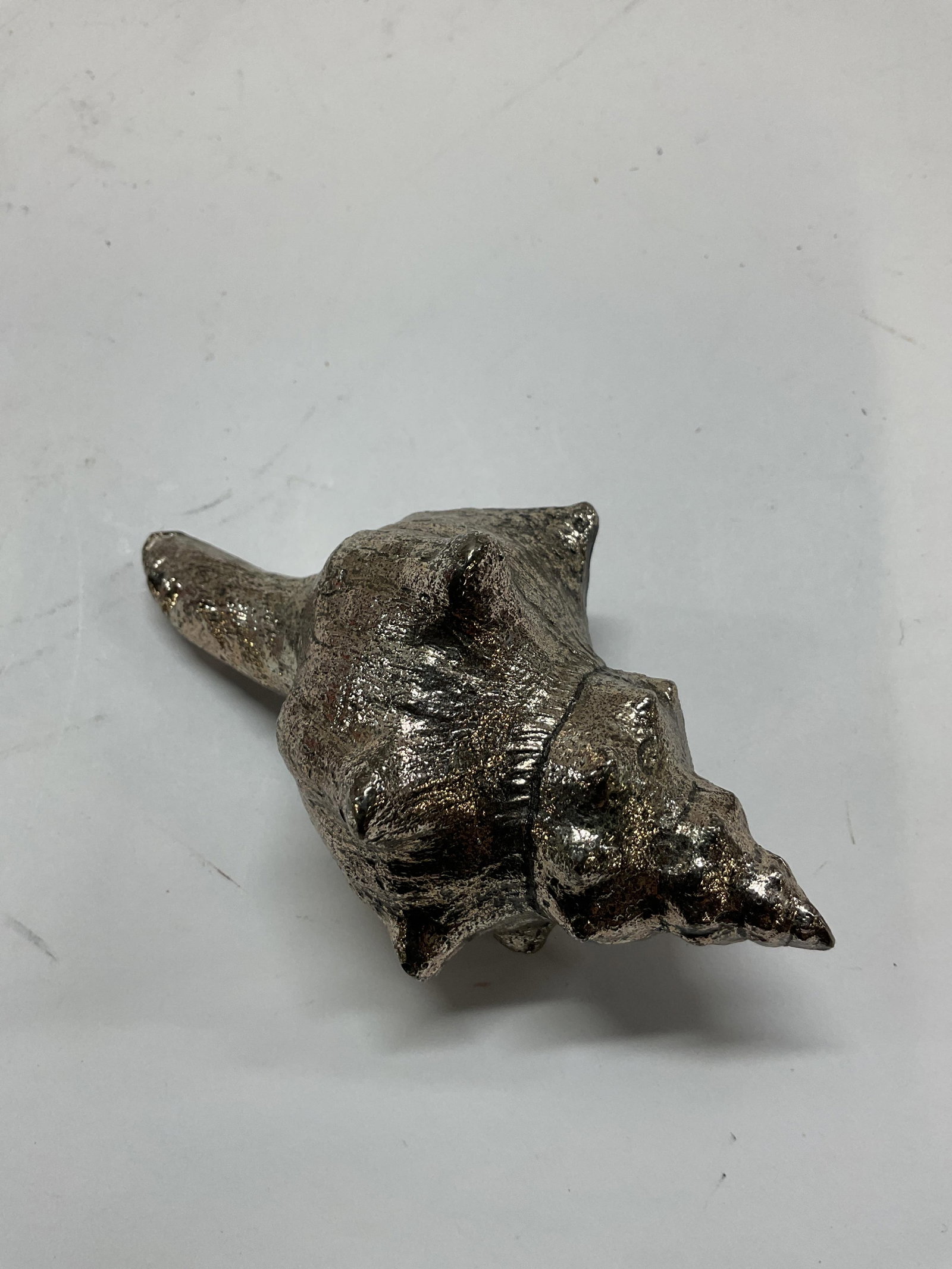Silver Toned Decorative Conch Shell - 4