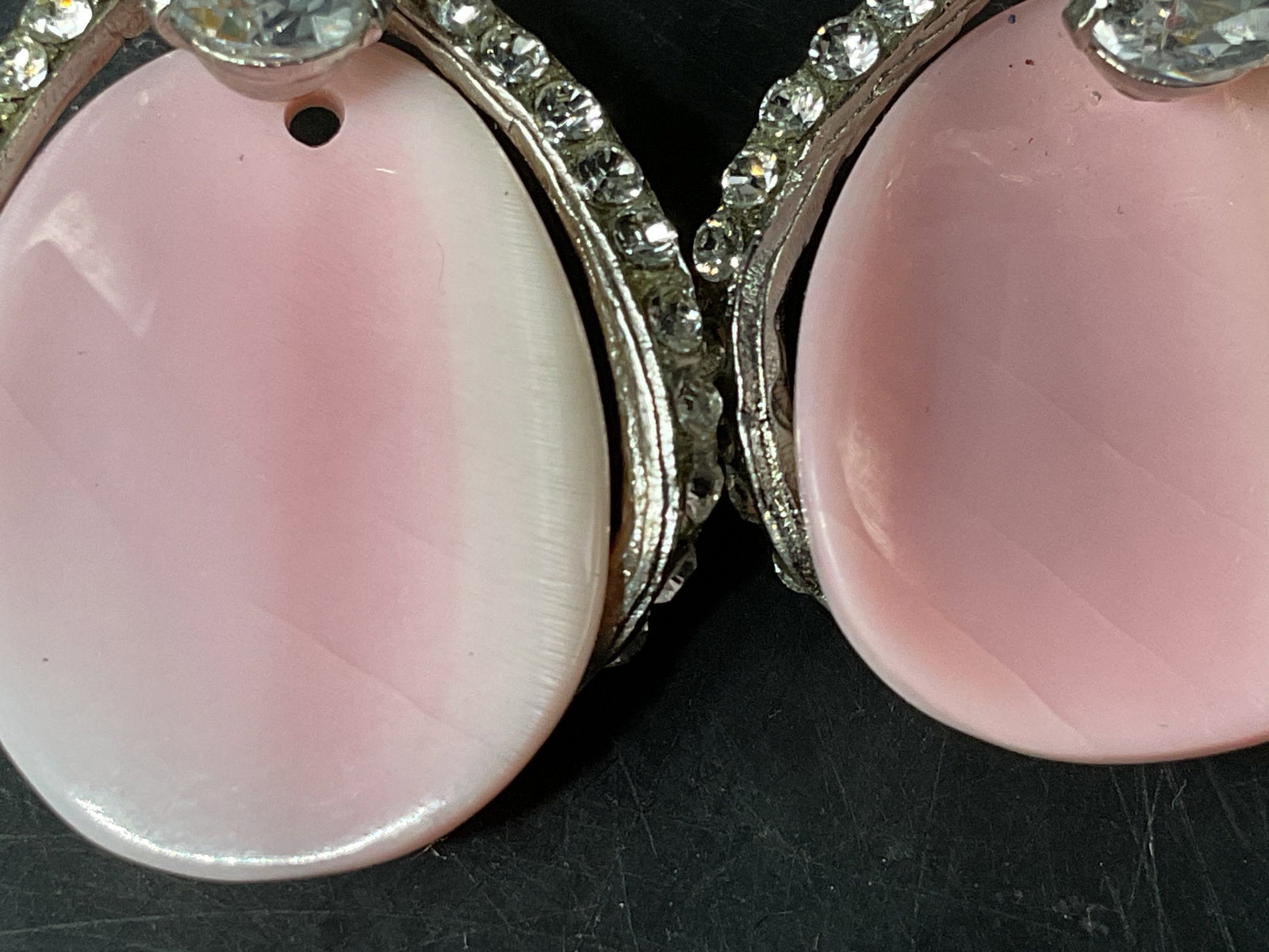Signed Siman Tu Pink Conch Shell Earrings - 6