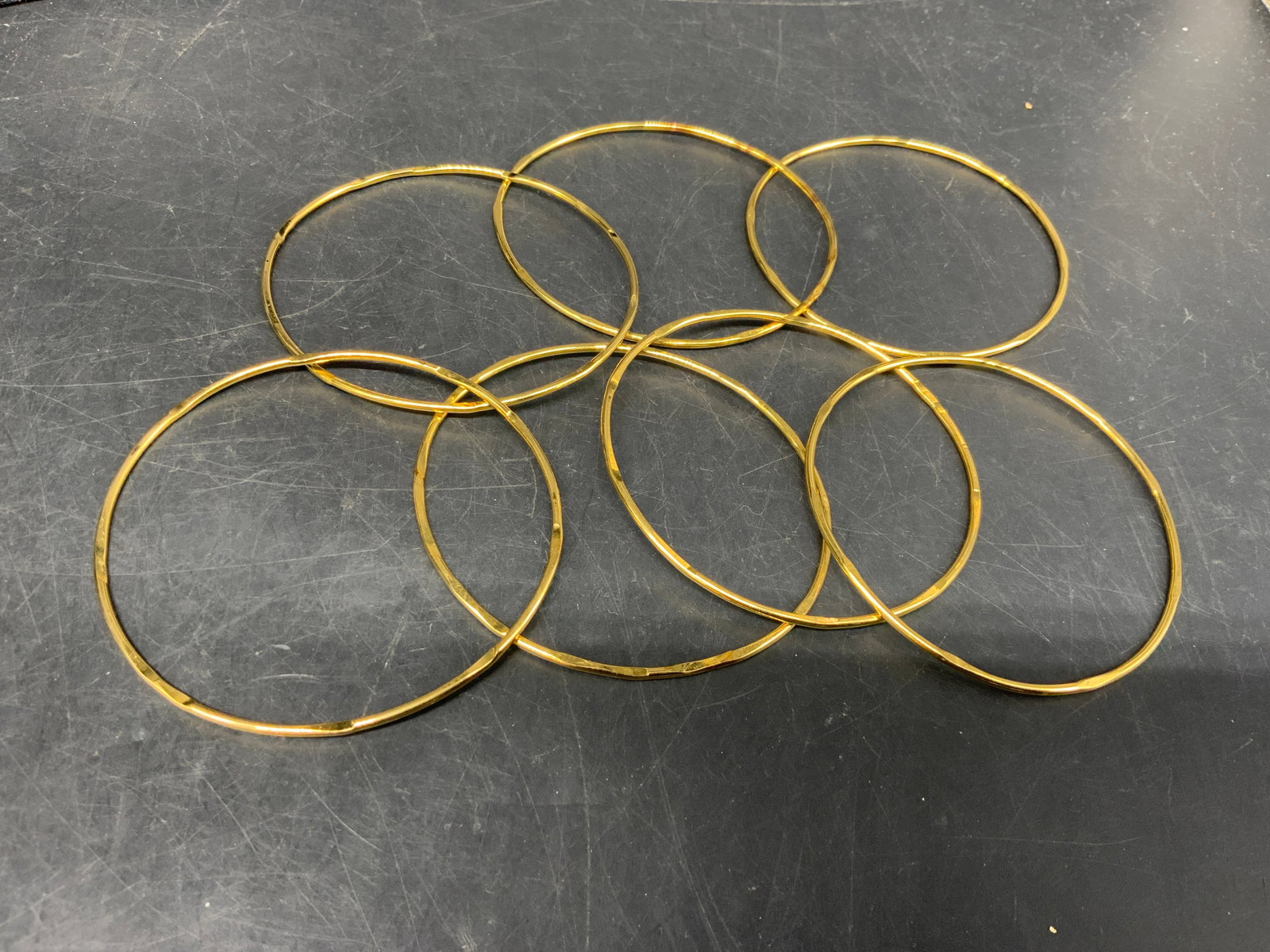 St7 Gold Plated Bangle Bracelets - 5