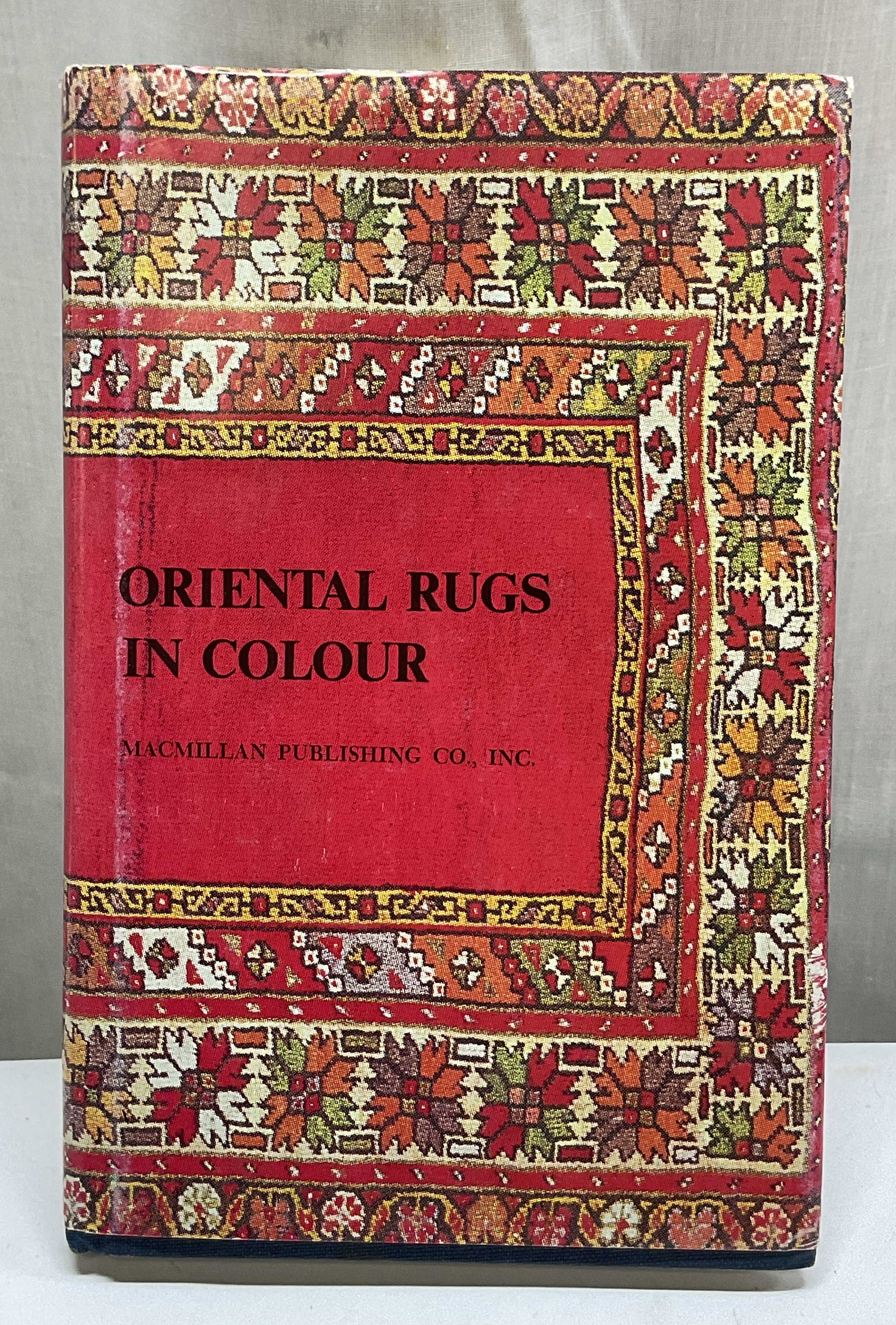 1963 Oriental Rugs In Colour Illus Bk Liebetrau+: Oriental Rugs In Colour by Preben Liebetrau. Published by Macmillan Publishing Co, 1963. Hard cover book with illustrated cover. Contains illustrations. Measures approx 5 x 7.5 inches. Surface wear