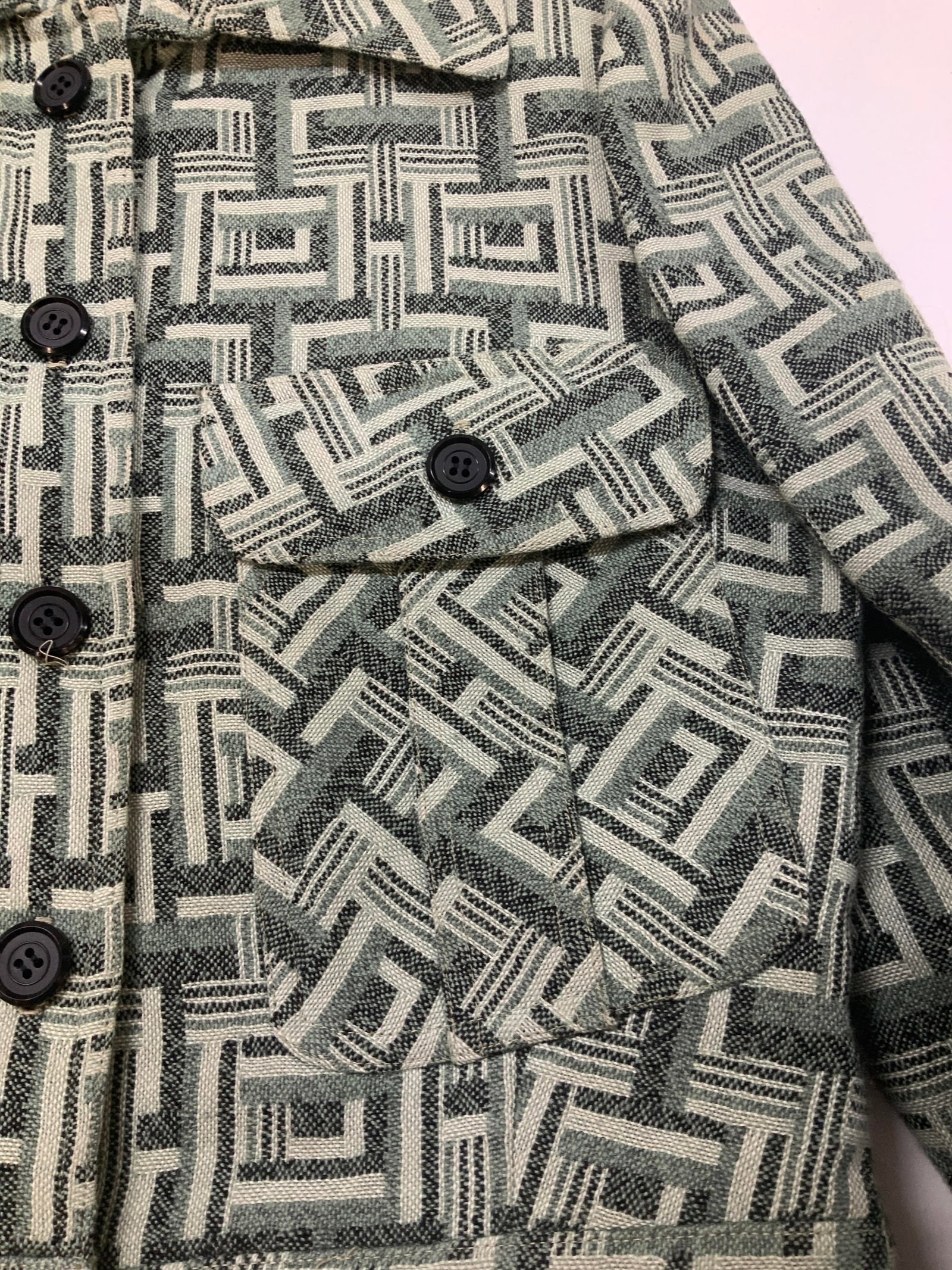 Vntg CAPRIOTTI for GENERAL STORE pattern jacket - 5