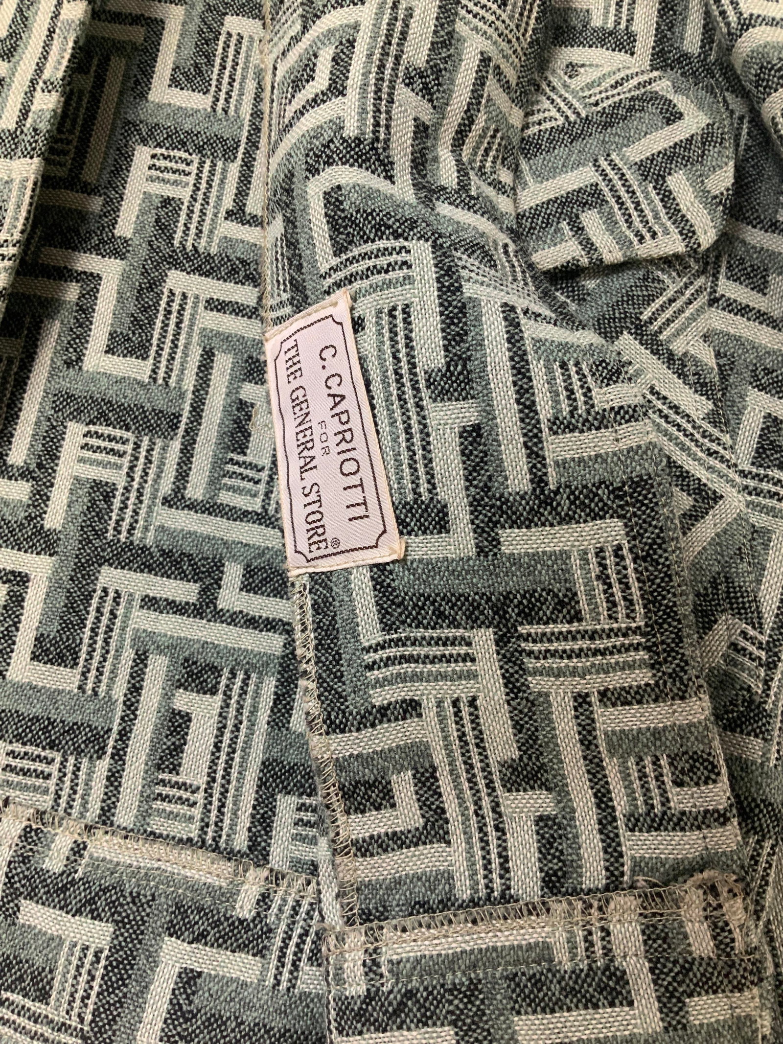 Vntg CAPRIOTTI for GENERAL STORE pattern jacket - 7