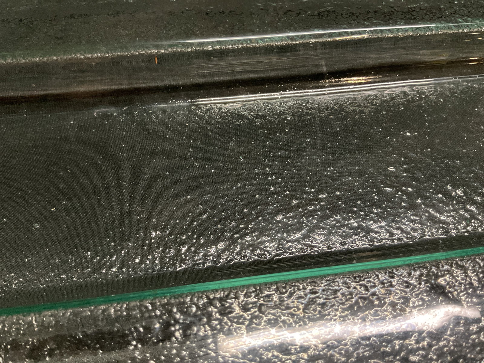 Elongated Rectangular Textured Glass Platter - 5