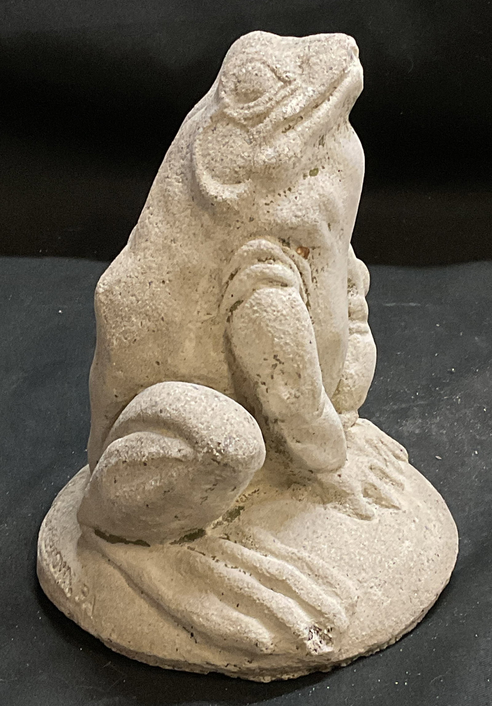 2002 Frankie The Frog Cast Stone Frog Statue (1 of 7)