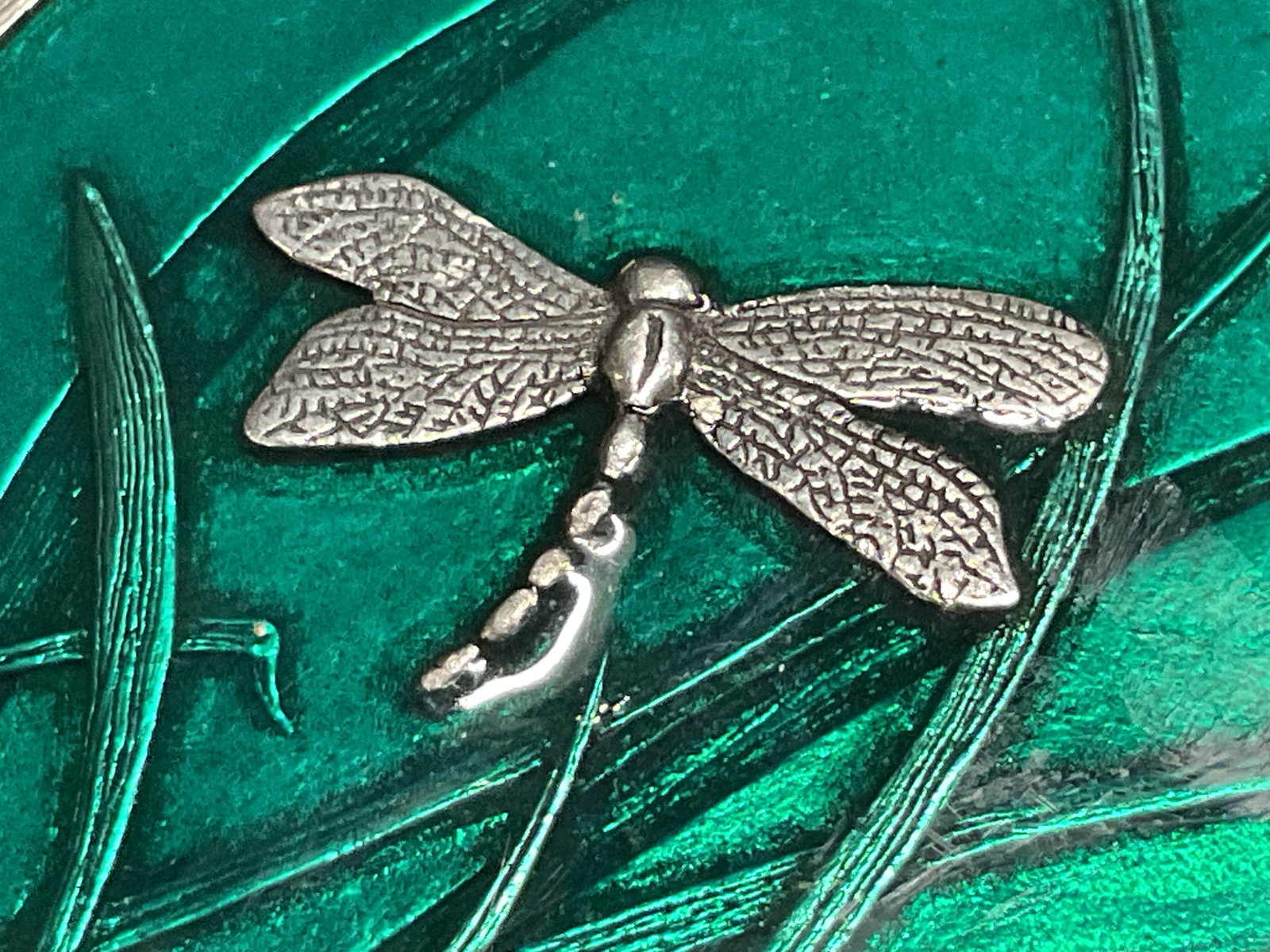 Danforth Pewter Dragonfly Pocket Mirror USA - 3