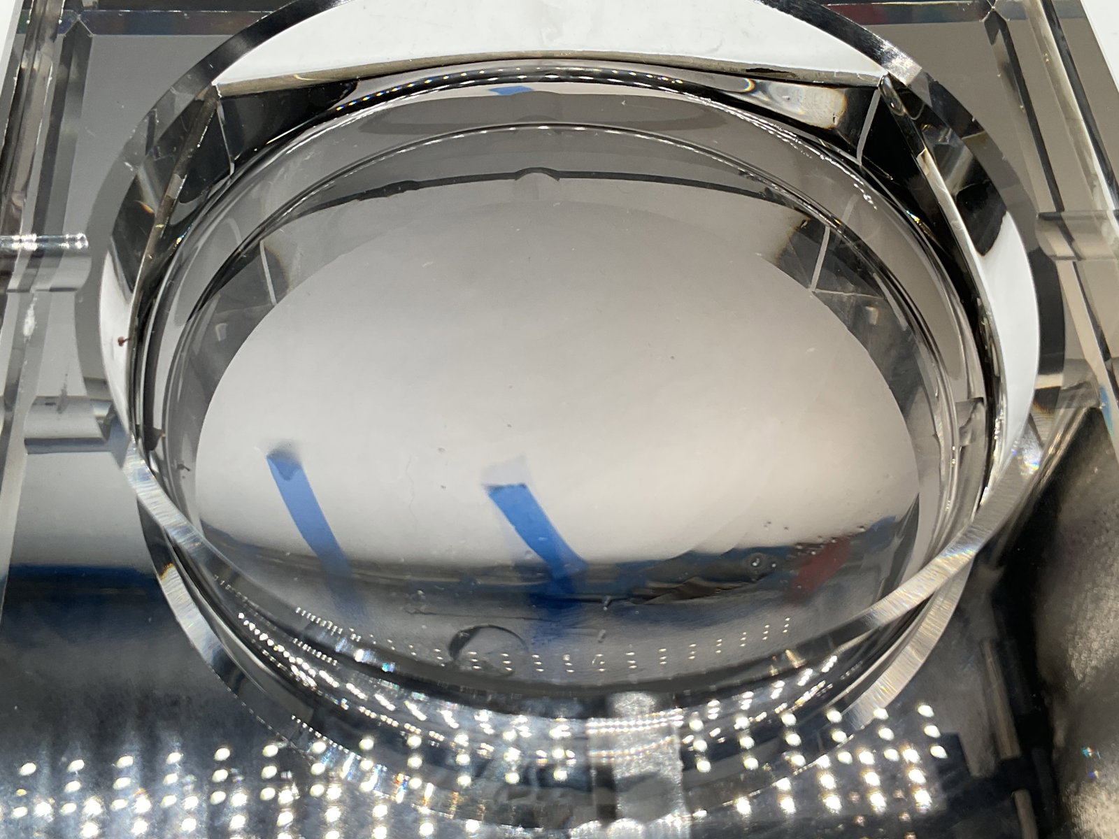Square Heavy Crystal Ashtray - 3