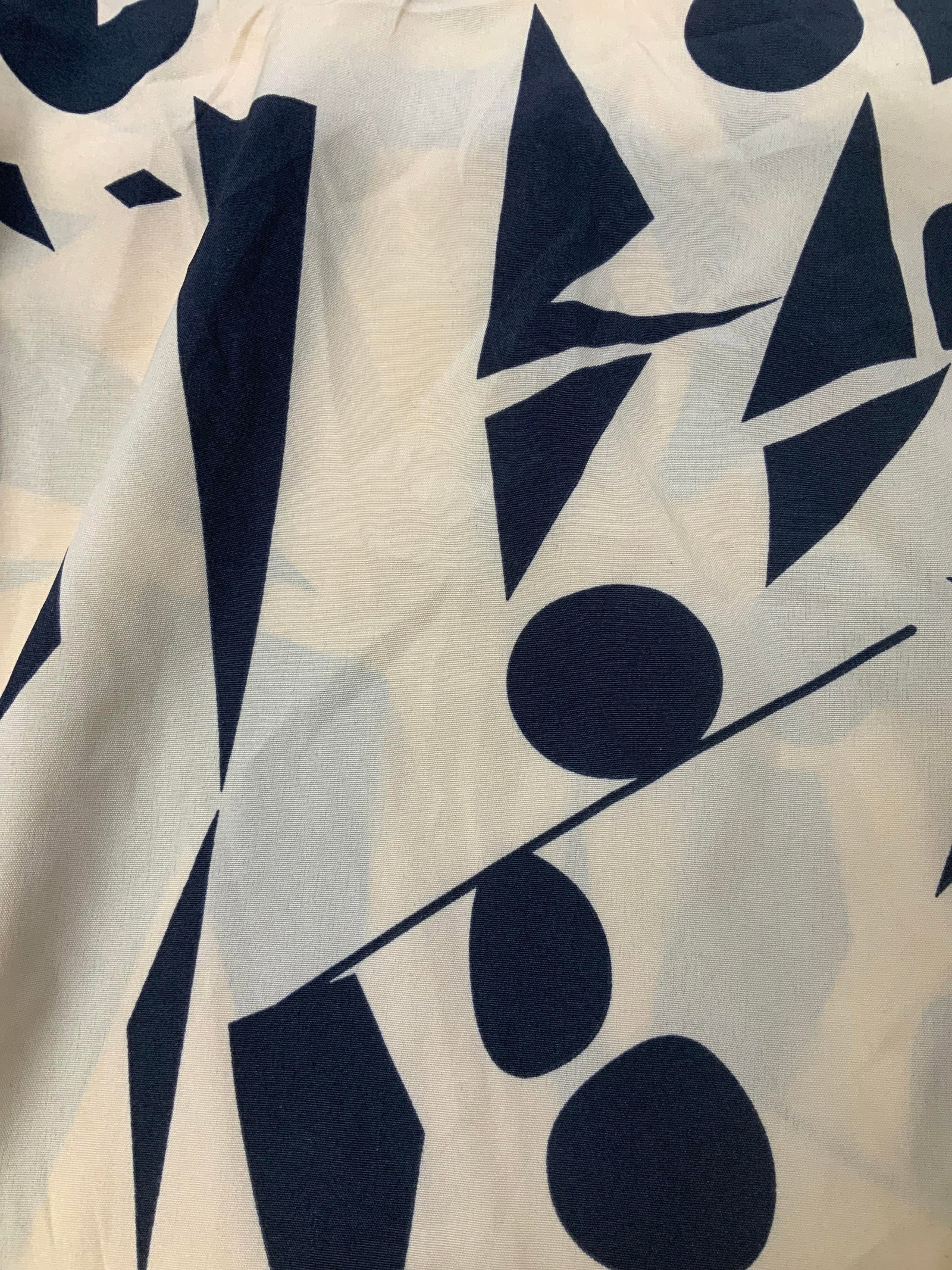 Abstract geometric print blouse - 3
