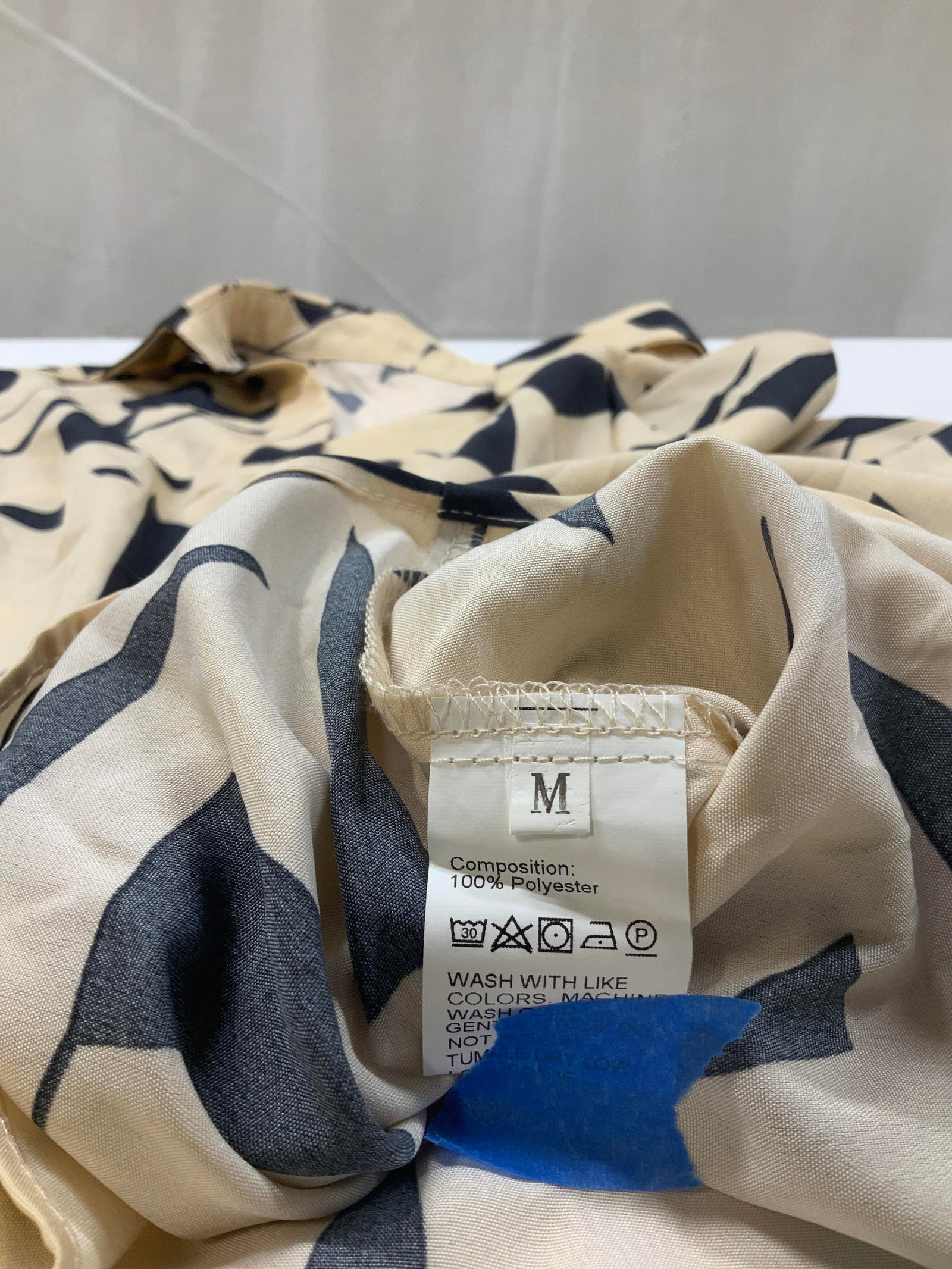 Abstract geometric print blouse - 6