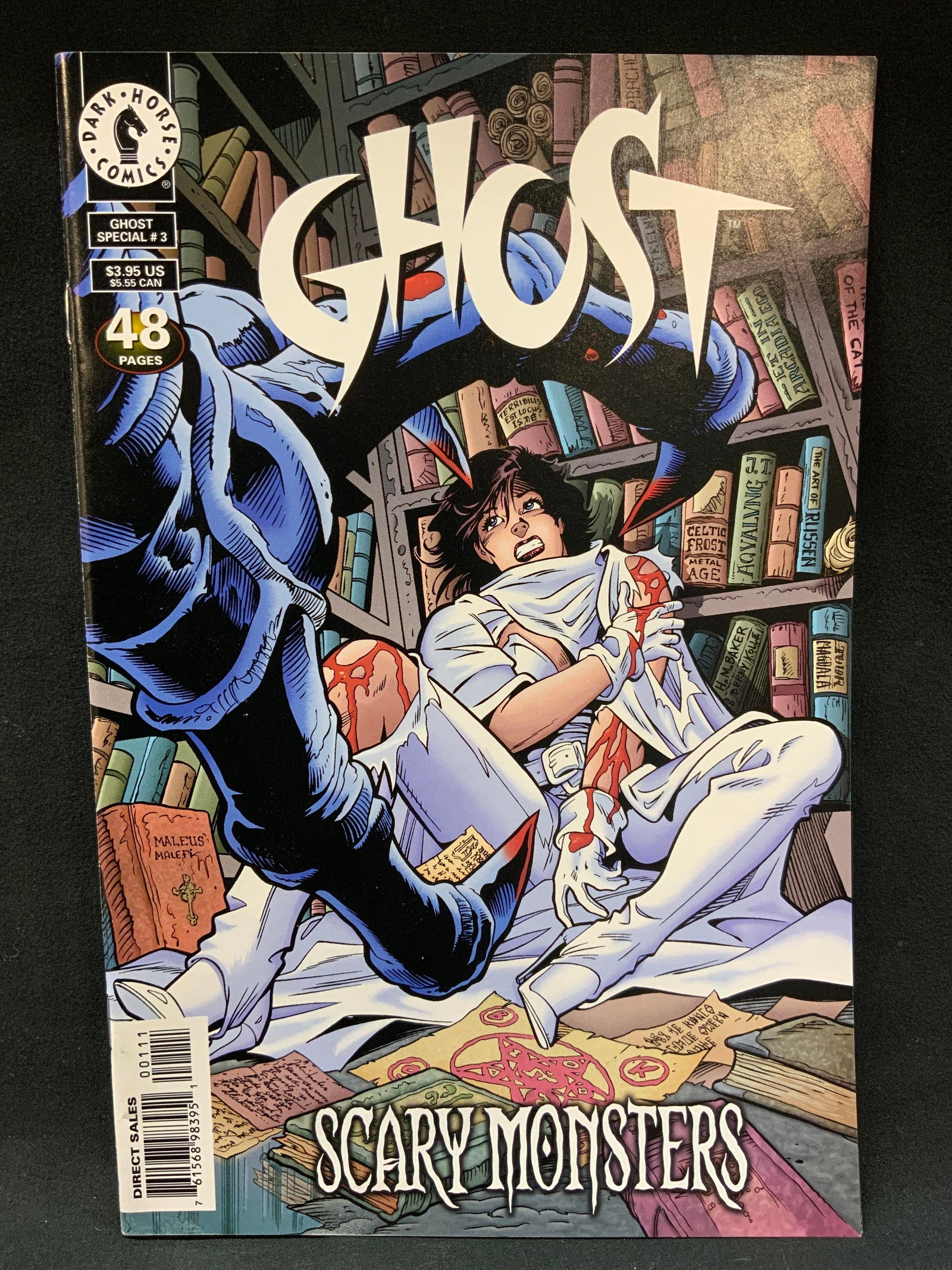 Vtg 1998 Ghost Scary Monsters #3 Comic Bk: Vintage Ghost Special #3: Scary Monsters. Published December 1998 by Dark Horse Comics. Part 1 Written by Tom Sniegoski, interior artwork by H.M. Baker, Bernard Kolle, and Dave McCraig. Part 2